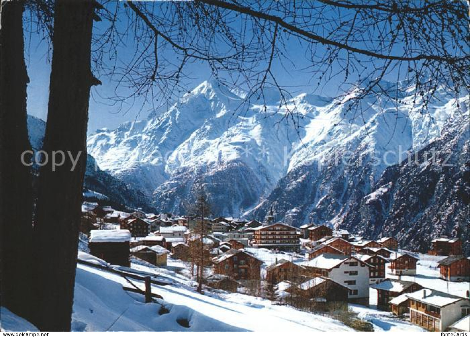 11867056 Graechen VS Mit Weisshorn Brunegghorn Bishorn Graechen - Autres & Non Classés