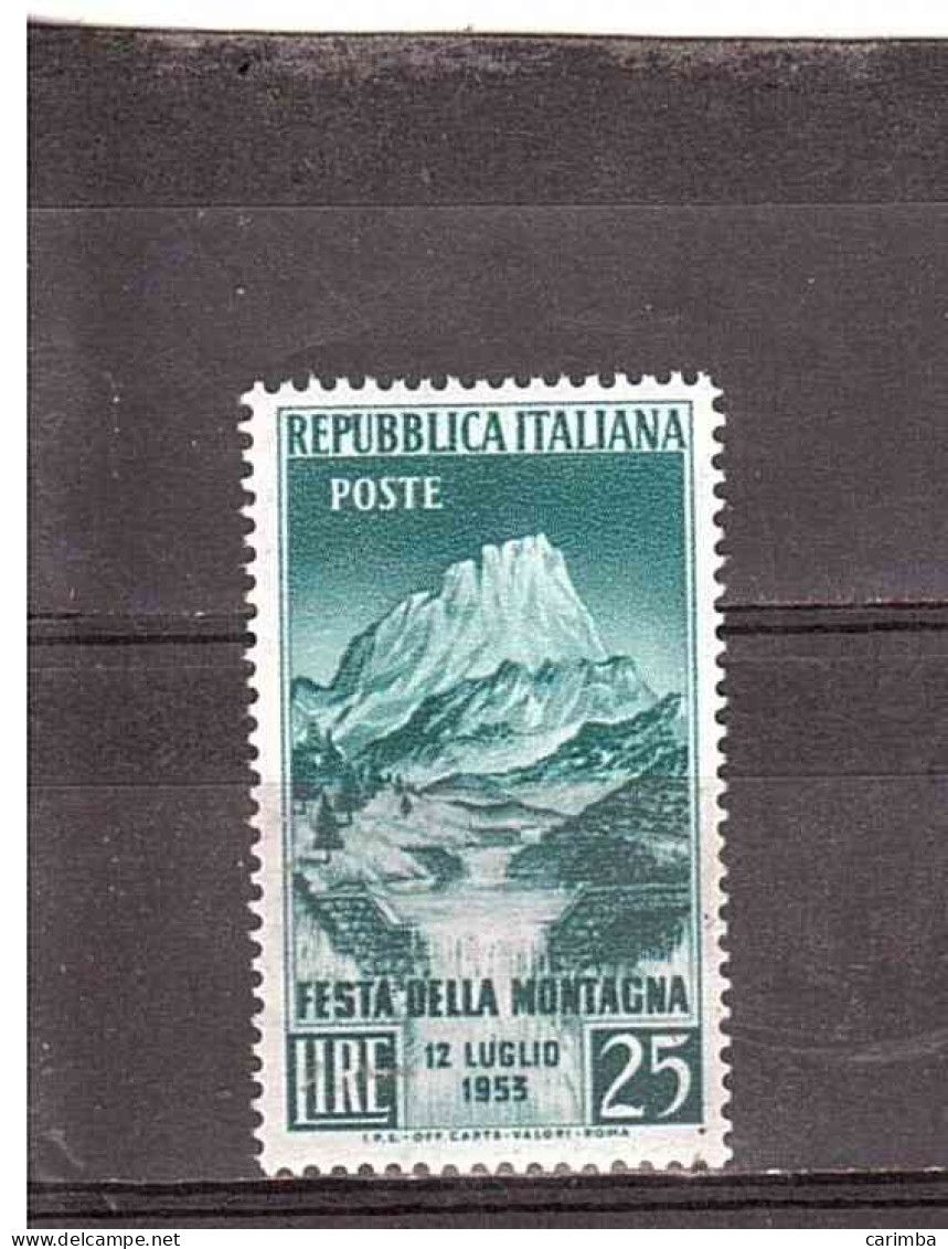 1953 L.25 FESTA DELLA MONTAGNA - 1946-60: Mint/hinged