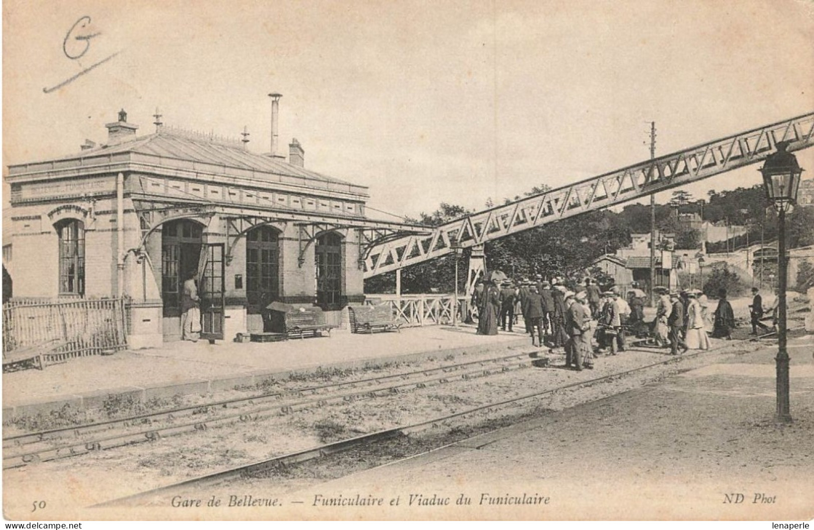 D9519 Gare De Bellevue Funiculaire Et Viaduc - Altri & Non Classificati