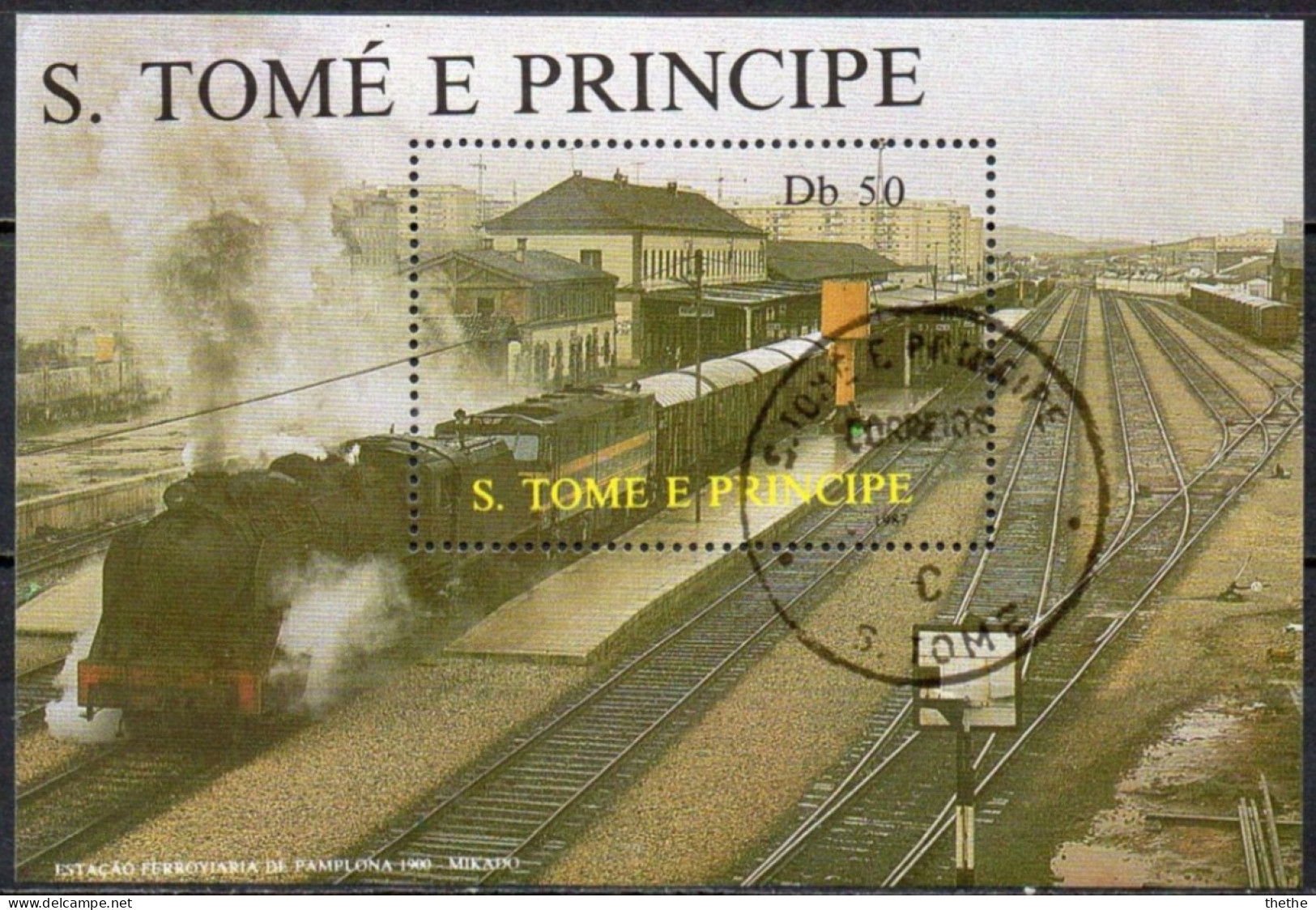 Sao Tomé-et-Principe -  Le Mikado De Pampelune, 1900 - Eisenbahnen