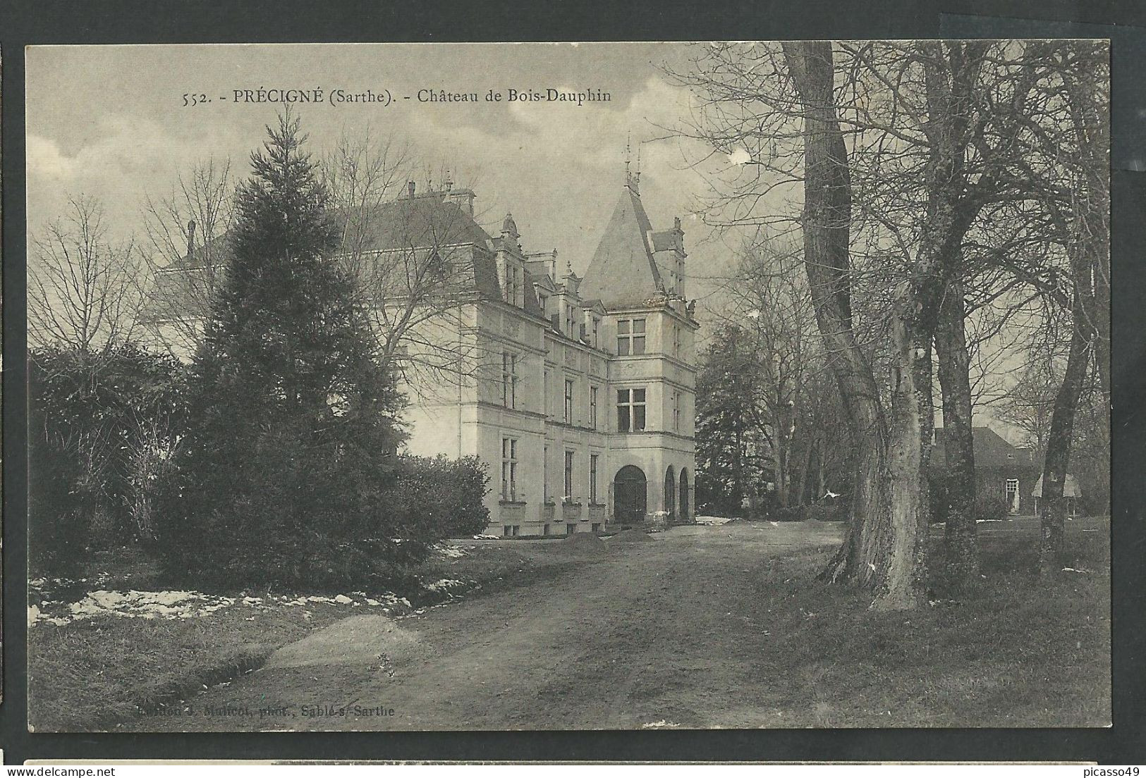 Sarthe , Précigné , Château Du Bois Dauphin - Autres & Non Classés