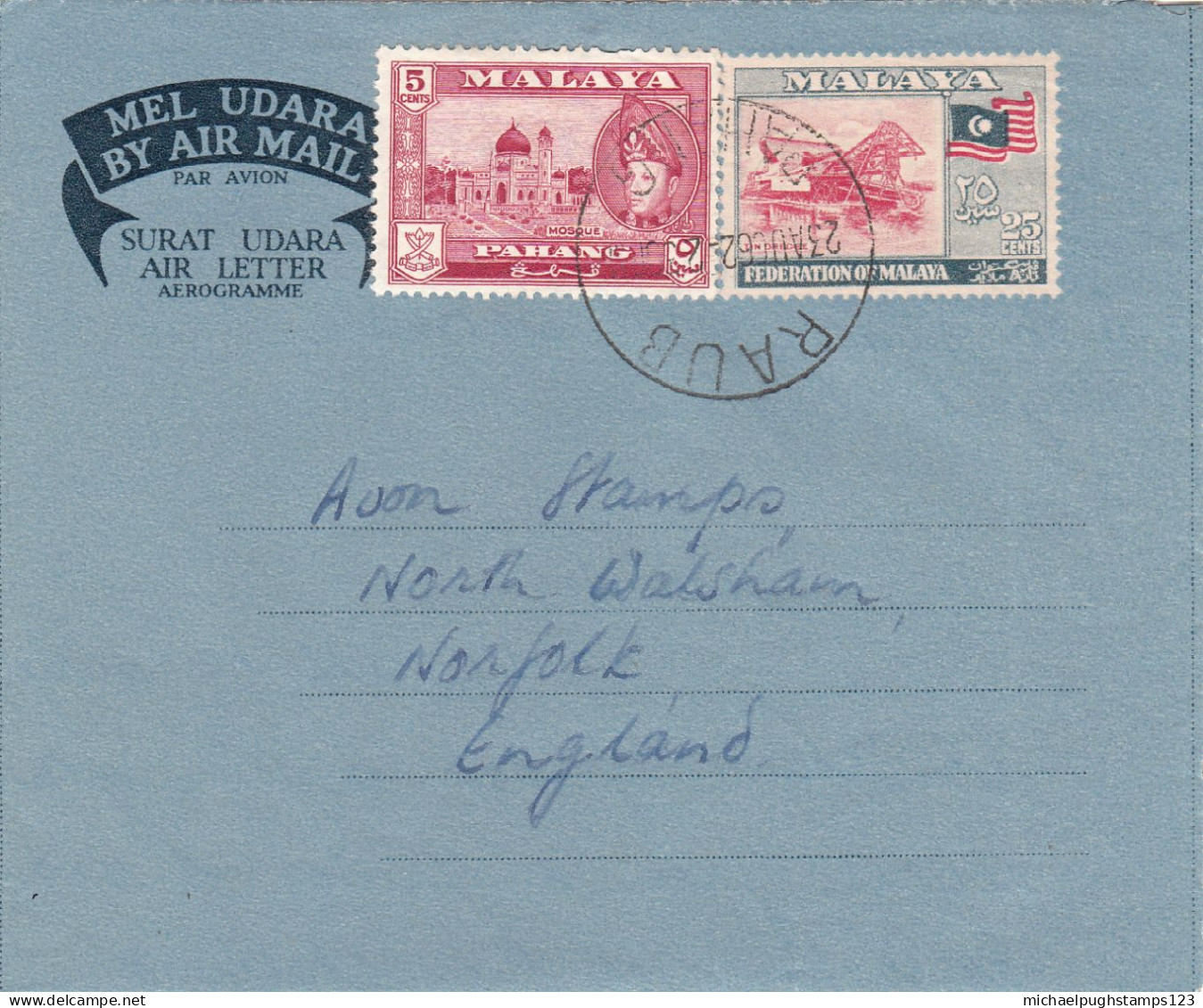 Malaya / Air Letters / Stationery - Sonstige & Ohne Zuordnung