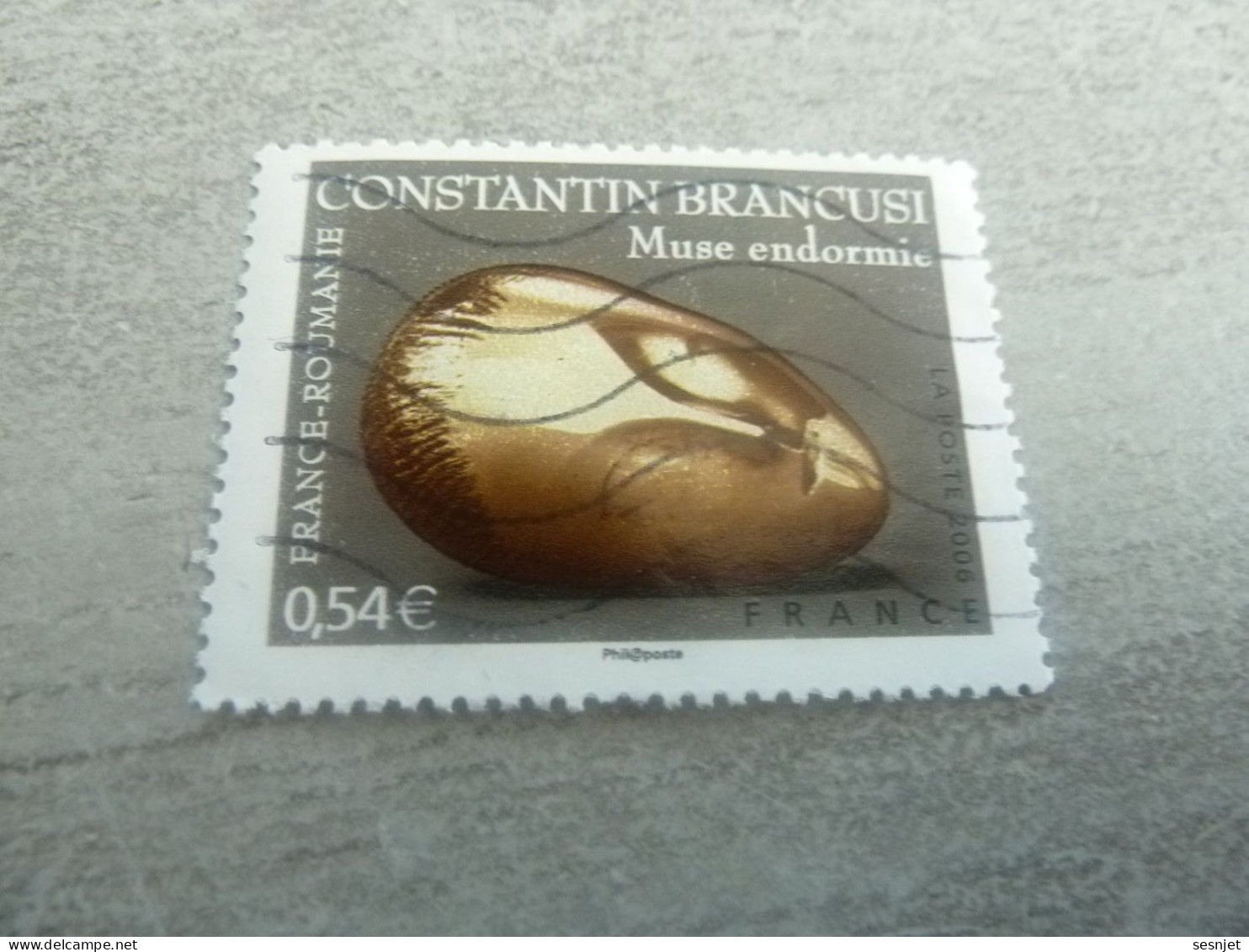 Constantin Brancusi (1876-1957) Muse Endormie - 0.54 € - Yt 3963 - Multicolore - Oblitéré - Année 2006 - - Beeldhouwkunst