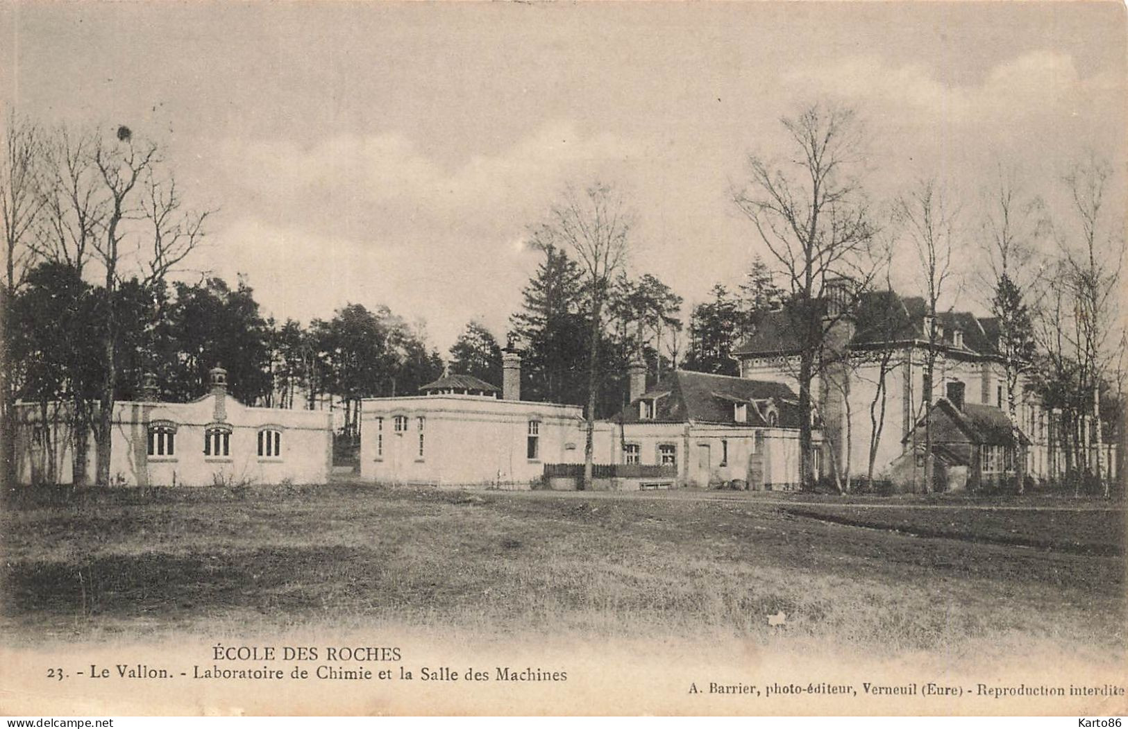 Verneuil * école Des Roches * Le Vallon * Laboratoire De Chimie Et La Salle Des Machines - Verneuil-sur-Avre