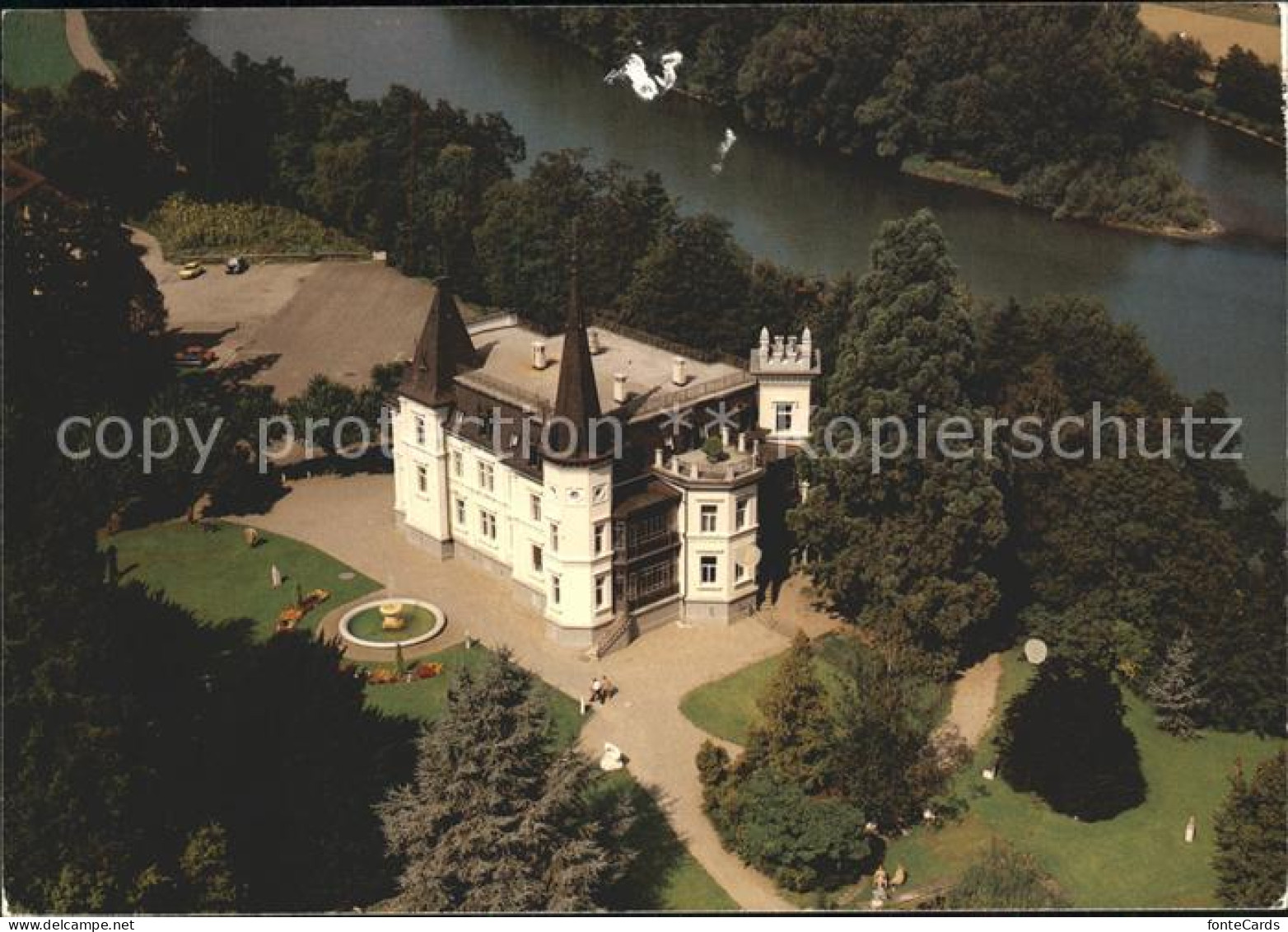 11866897 Bad Zurzach Fliegeraufnahme Schloss August Deusser Museum Bad Zurzach - Sonstige & Ohne Zuordnung