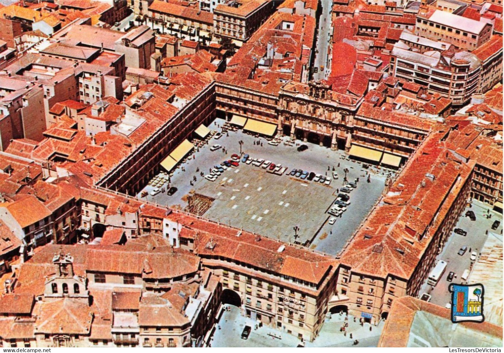 ESPAGNE - Salamanca - Plaza Mayor - Vista Aérea - Carte Postale - Salamanca