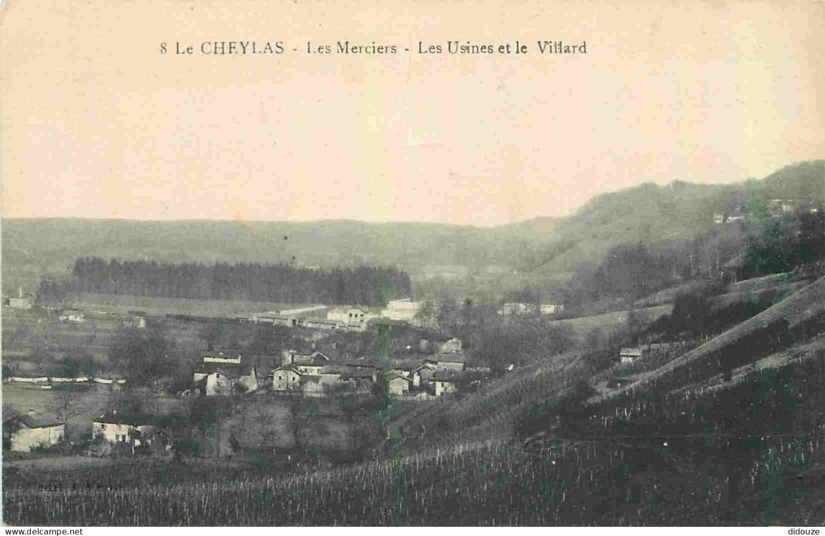 38 - Le Cheylas - Les Merciers - Les Usines Et Le Villard - CPA - Voyagée En 1929 - Voir Scans Recto-Verso - Autres & Non Classés