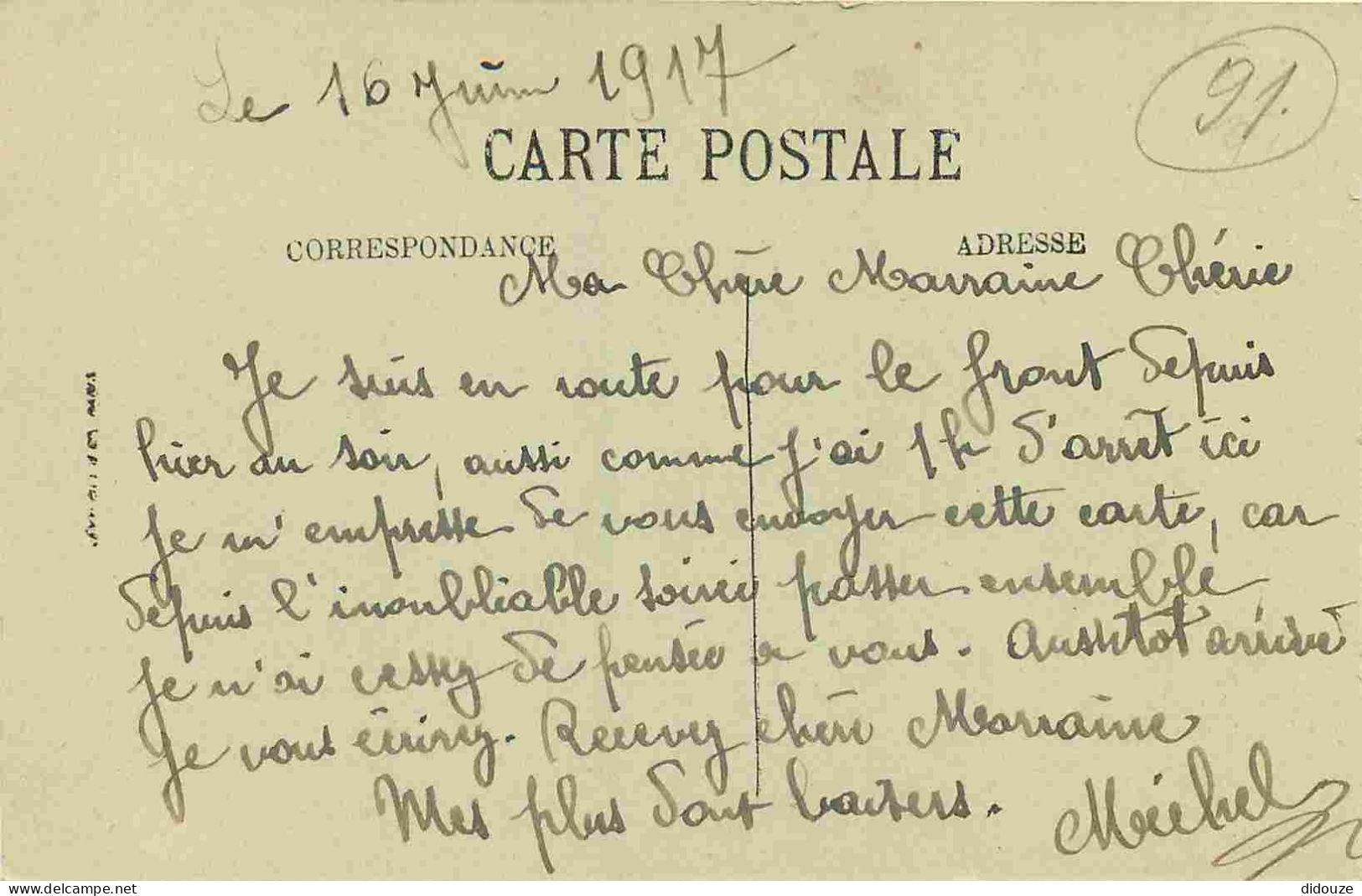 91 - Corbeil Essonnes - Le Pont - Animée - Correspondance - CPA - Voyagée En 1917 - Voir Scans Recto-Verso - Corbeil Essonnes