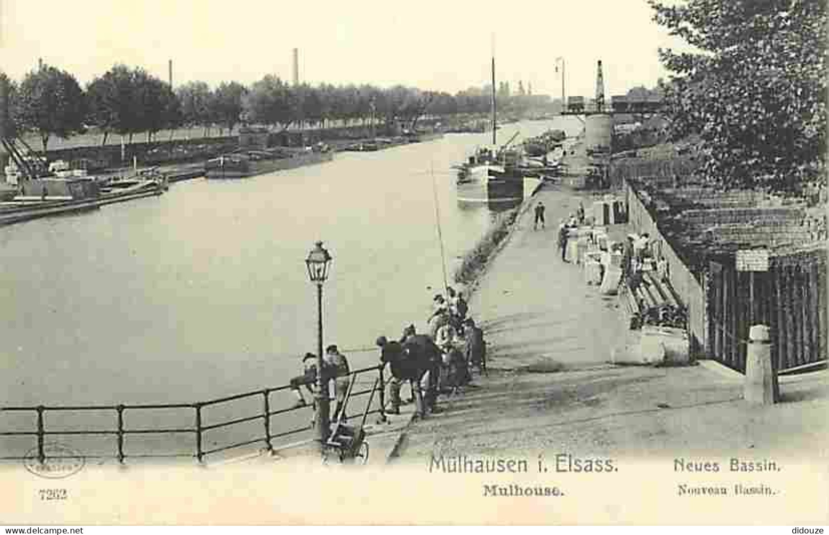 68 - Mulhouse - Nouveau Bassin - Animée - CPA - Voir Scans Recto-Verso - Mulhouse