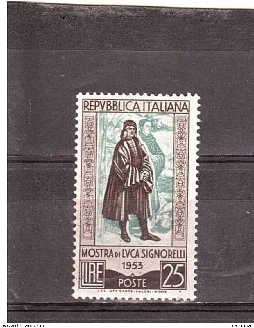 1953 L.25 LUCA SIGNORELLI - 1946-60: Mint/hinged