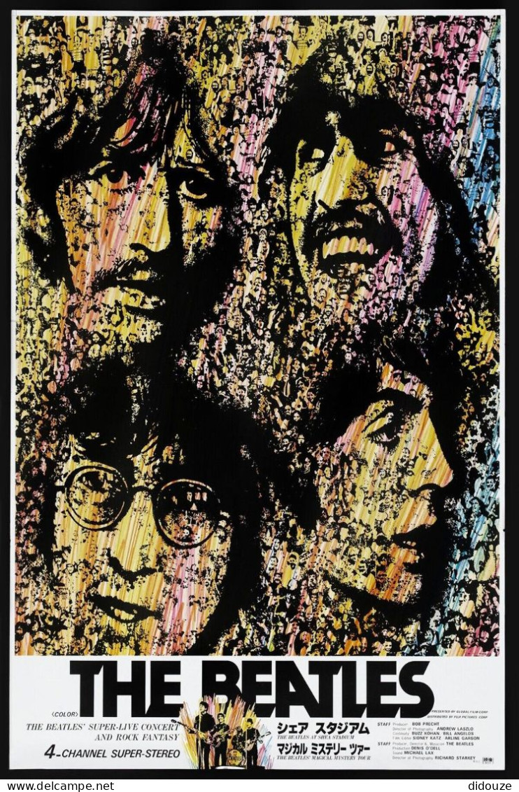 Musique - The Beatles - Reproduction D'Affiche - Poupées - CPM - Carte Neuve - Voir Scans Recto-Verso - Musica E Musicisti