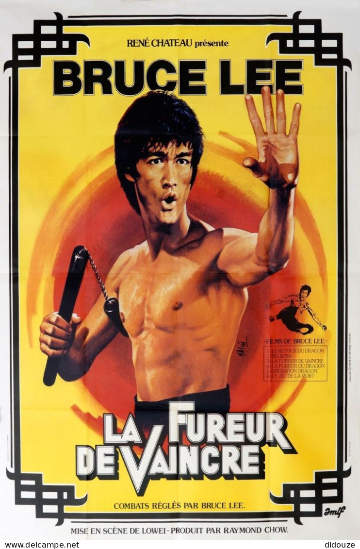 Cinema - La Fureur De Vaincre - Bruce Lee - Illustration Vintage - Affiche De Film - CPM - Carte Neuve - Voir Scans Rect - Afiches En Tarjetas