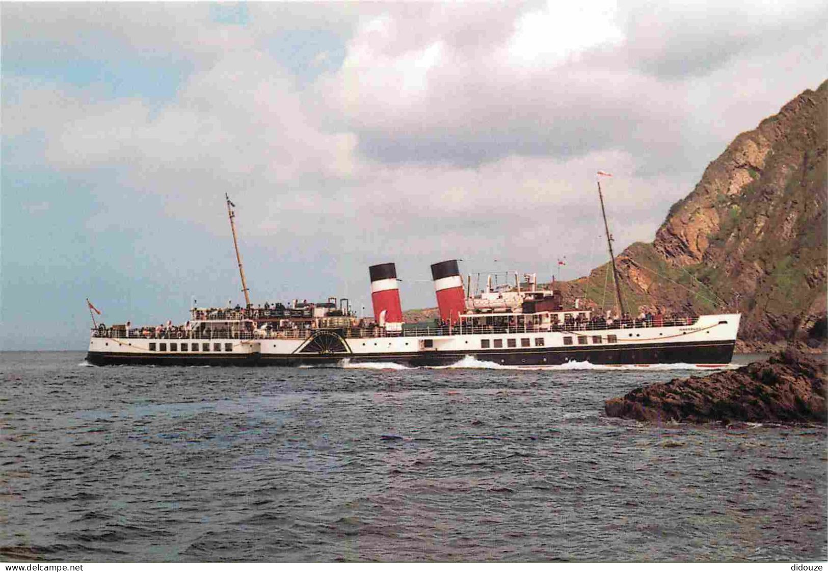 Bateaux - Bateaux Promenade - PS Waverley - Oeparting Llfracombe Pier For Penarth In Her Final Season Before Rebuilding  - Other & Unclassified