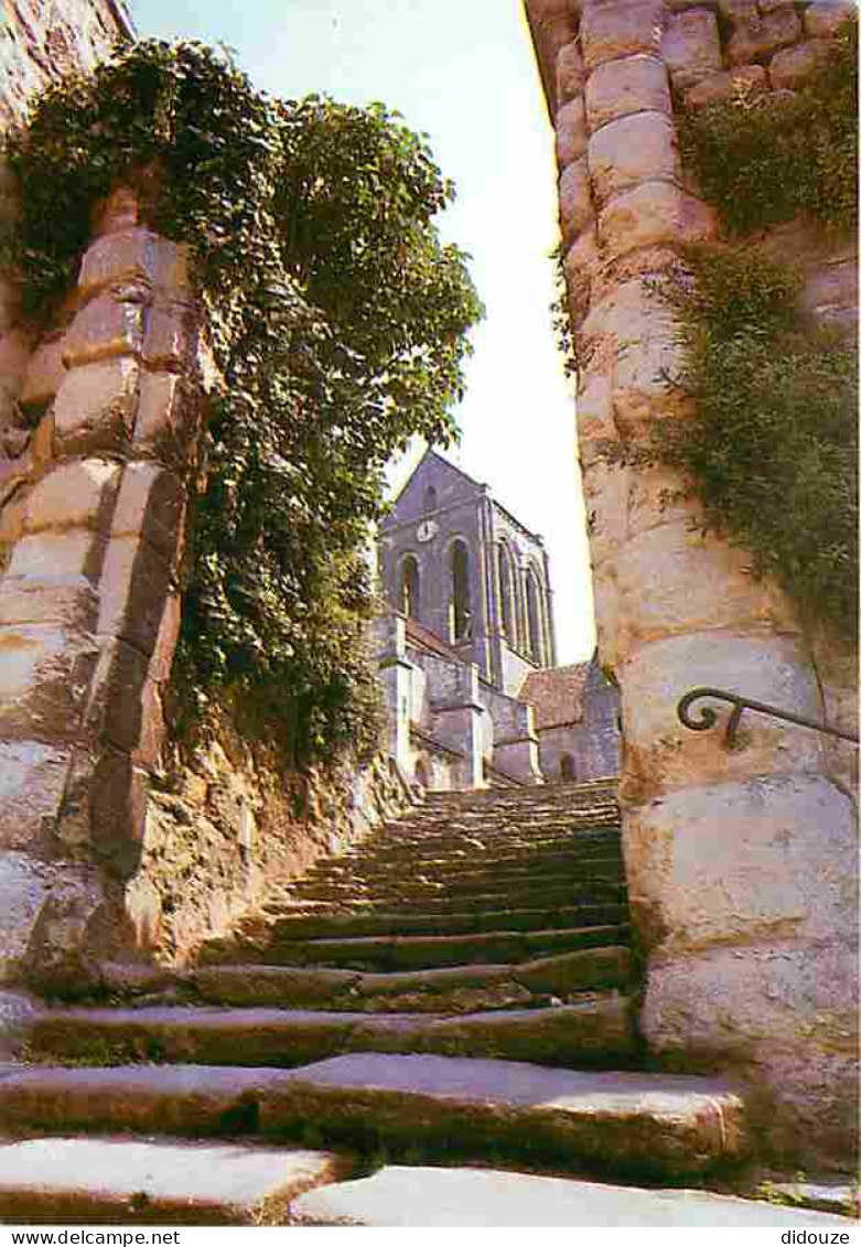 95 - Auvers Sur Oise - Escalier De L'Eglie à Auvers - Carte Neuve - CPM - Voir Scans Recto-Verso - Auvers Sur Oise