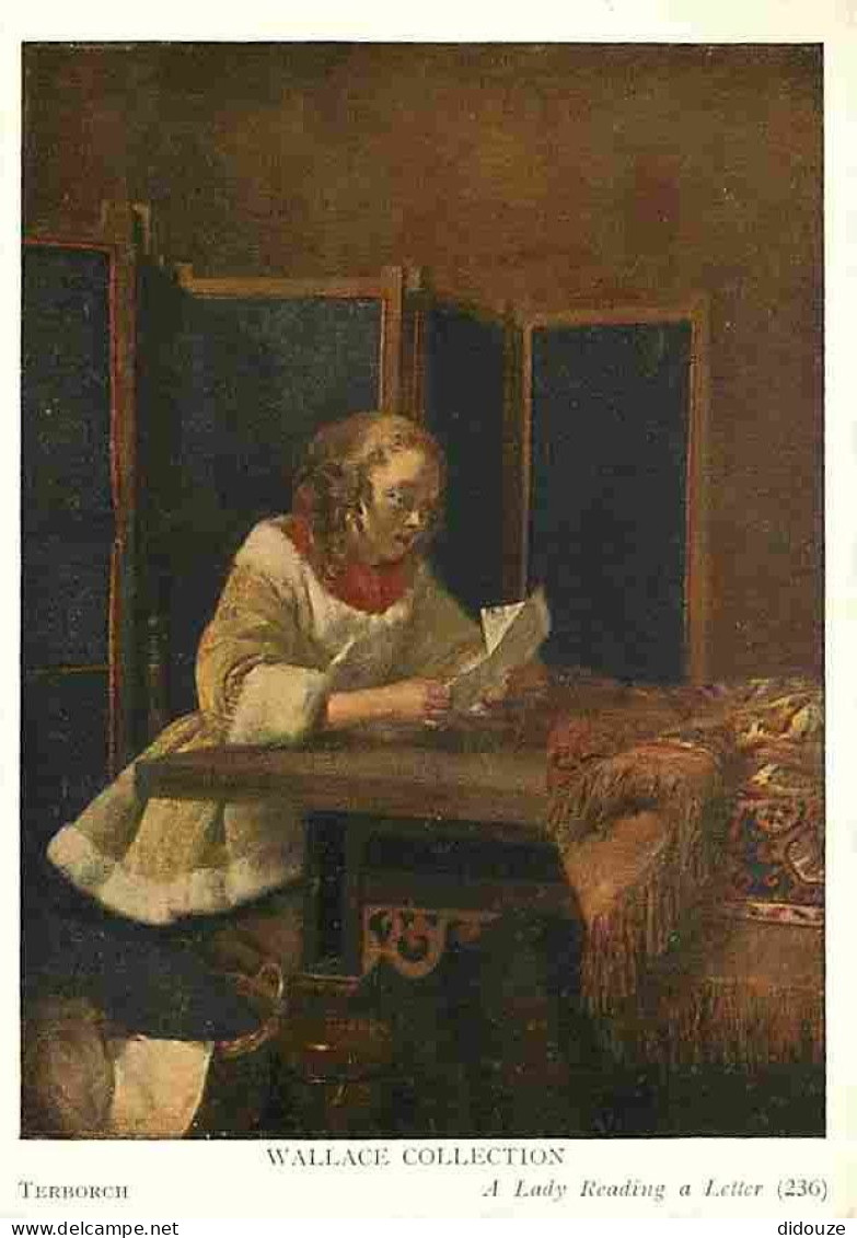 Art - Peinture - Terborch - A Lady Reading A Letter - Carte Neuve - The Wallace Collection - CPM - Voir Scans Recto-Vers - Paintings