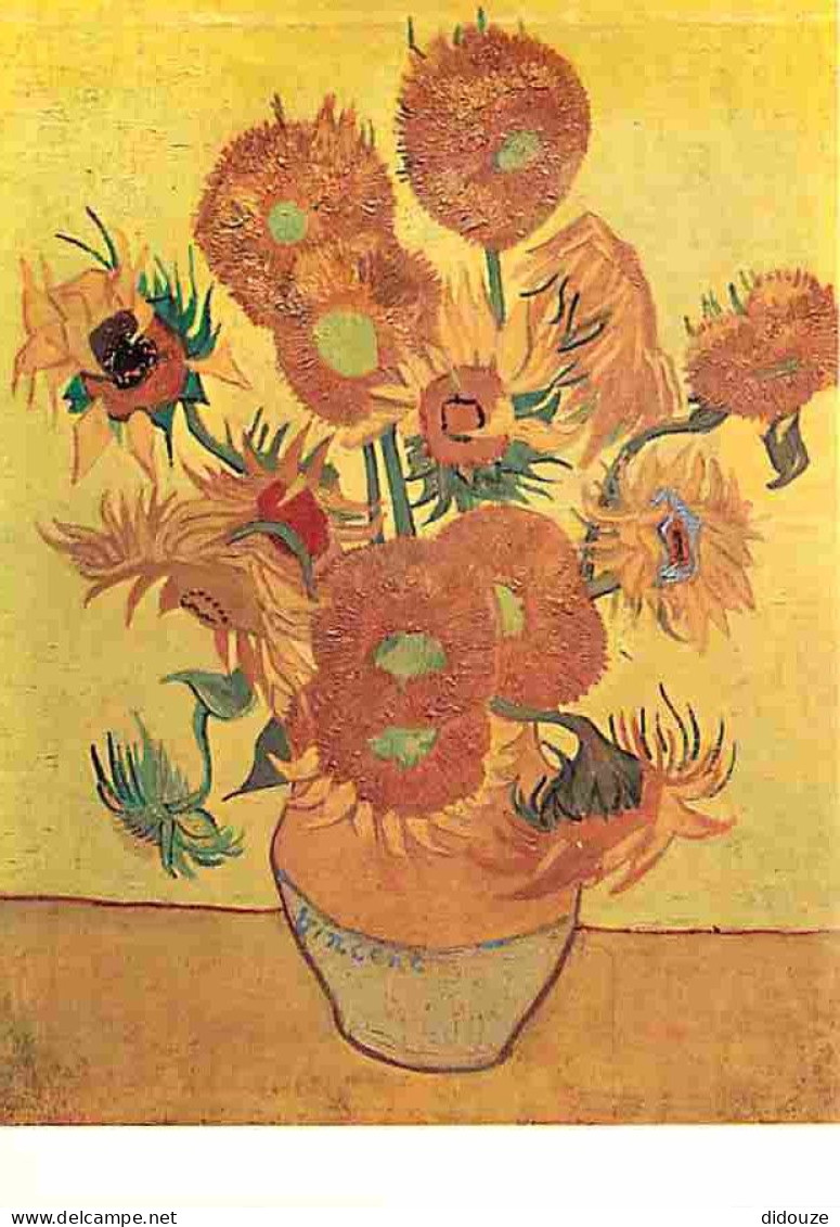 Art - Peinture - Vincent Van Gogh - Tournesols - Carte Neuve - CPM - Voir Scans Recto-Verso - Malerei & Gemälde