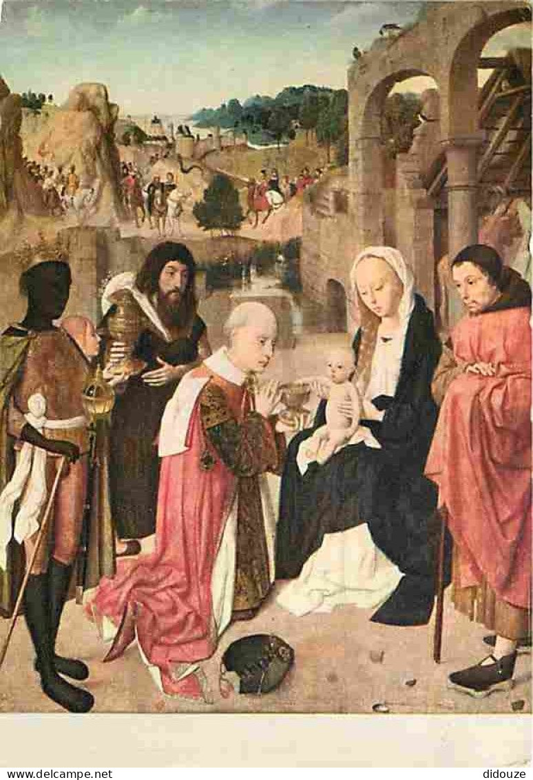 Art - Peinture Religieuse - Geertgen Tot St Jans - L'adoration Des Mages - Amsterdam - Rijksmuseum - CPM - Voir Scans Re - Schilderijen, Gebrandschilderd Glas En Beeldjes