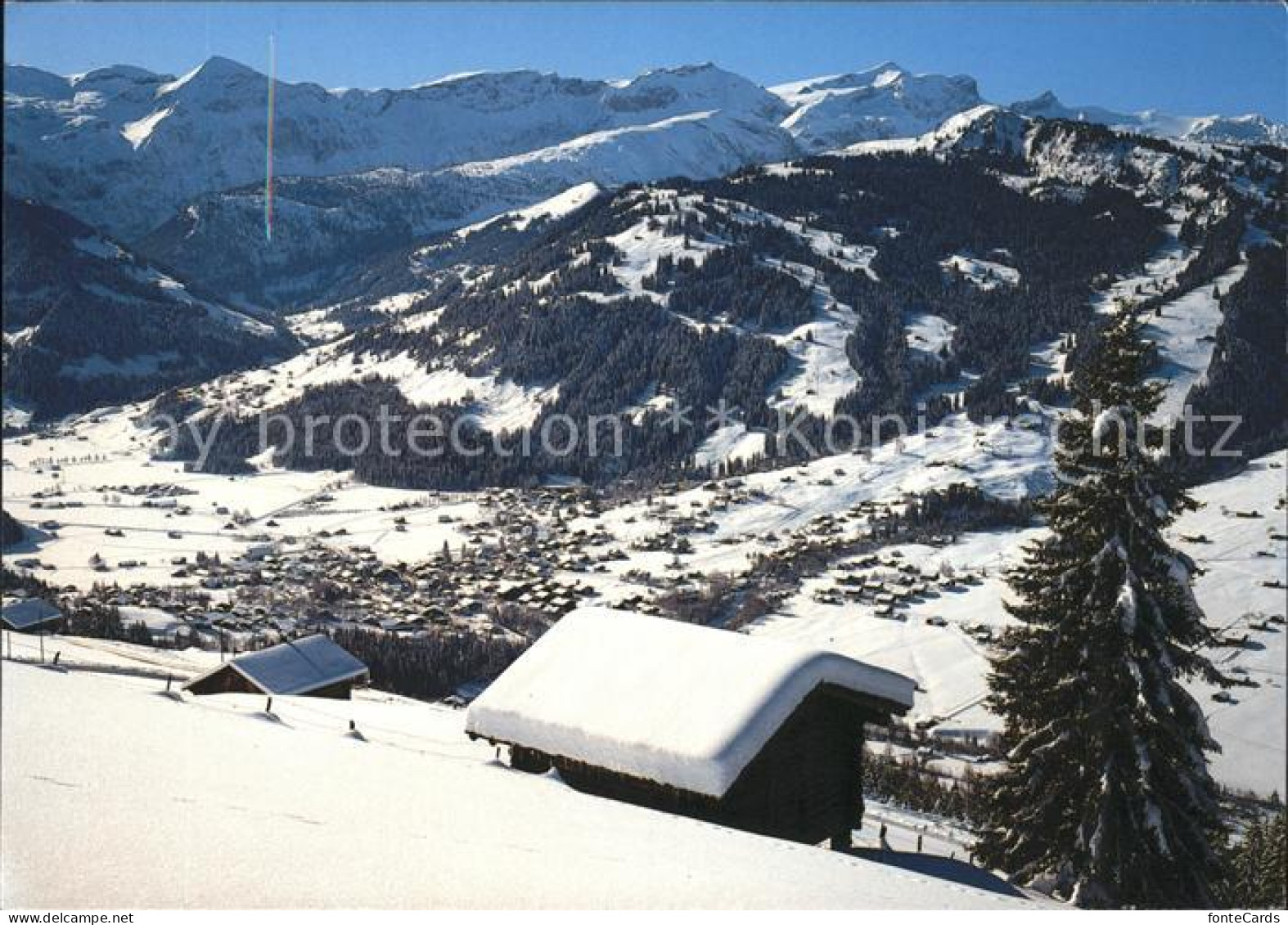 11866797 Lenk Simmental Dorf Mit Wildhorn Lenk Im Simmental - Altri & Non Classificati