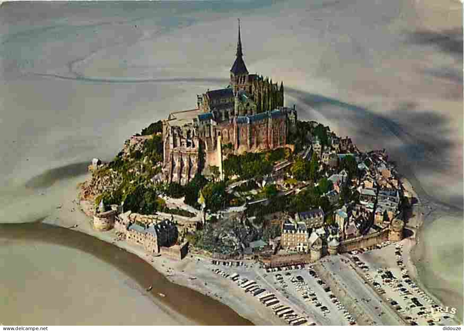 50 - Le Mont Saint Michel - Vue Générale Aérienne - Flamme Postale - CPM - Voir Scans Recto-Verso - Le Mont Saint Michel