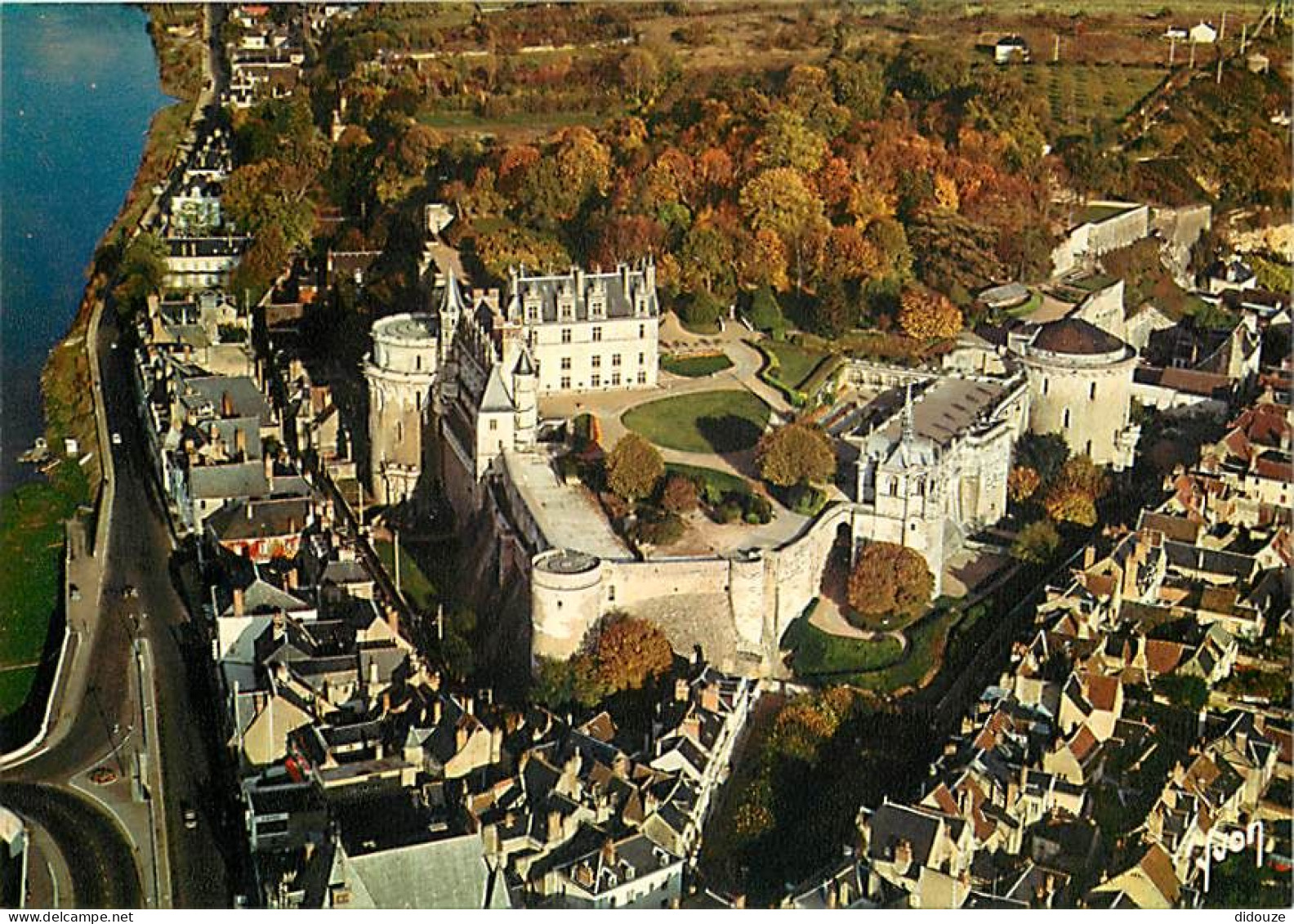 37 - Amboise - Le Château - Vue Aérienne - Carte Neuve - CPM - Voir Scans Recto-Verso - Amboise