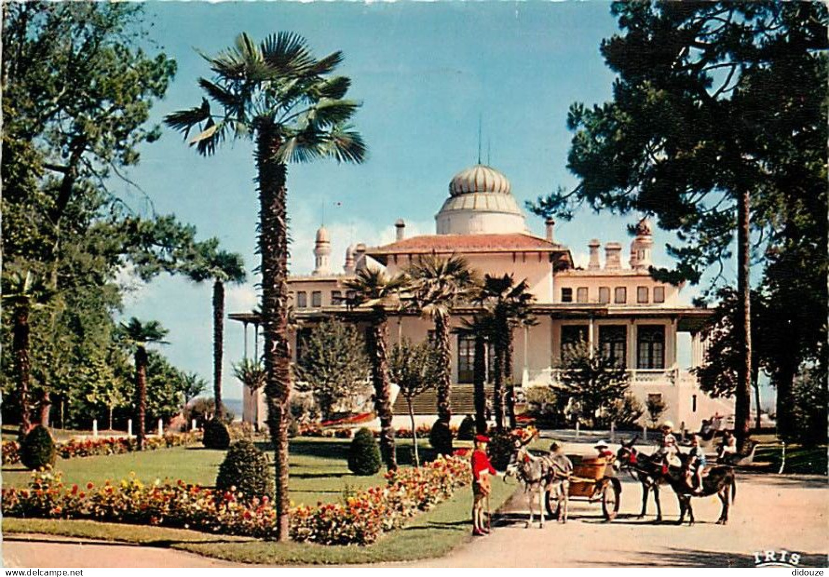 33 - Arcachon - Le Casino Mauresque Et Les Jardins - Chevaux - Poneys - Flamme Postale De Arcachon - CPM - Voir Scans Re - Arcachon