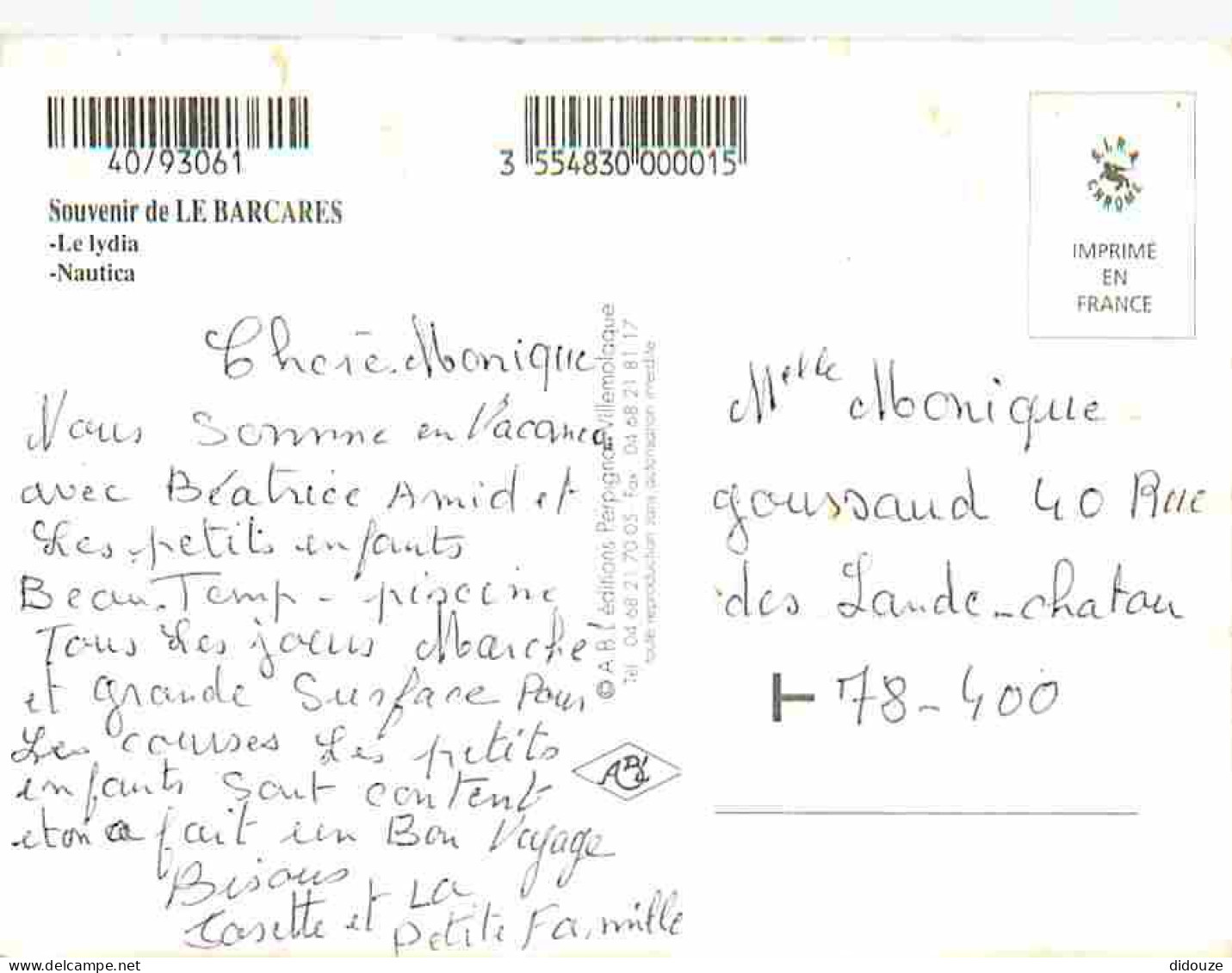 Animaux - Dauphins - CPM - Voir Scans Recto-Verso - Delphine