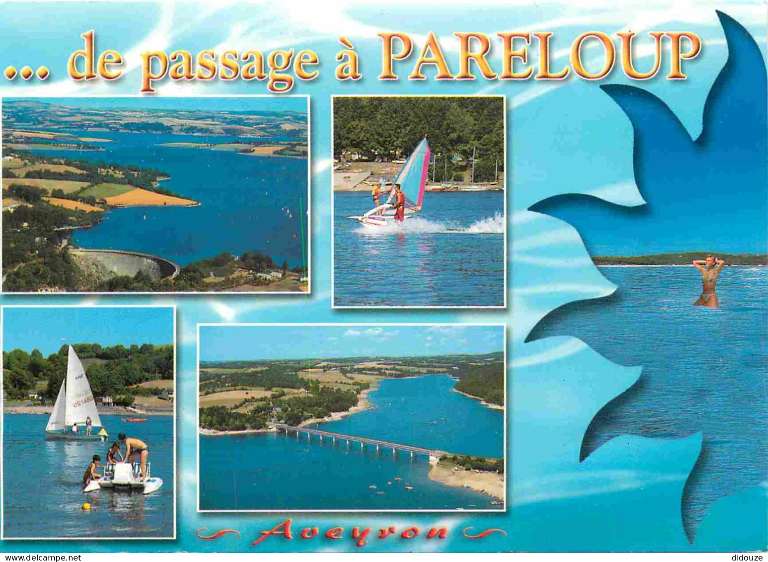 12 - Salles Curan - Lac De Pareloup - Multivues - CPM - Voir Scans Recto-Verso - Otros & Sin Clasificación