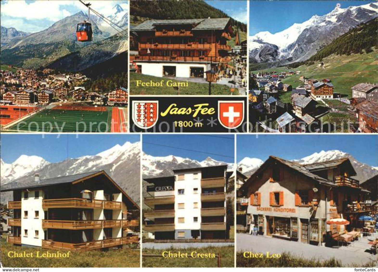 11866726 Saas-Fee Seilbahn Feehof Garni Saas-Fee - Other & Unclassified