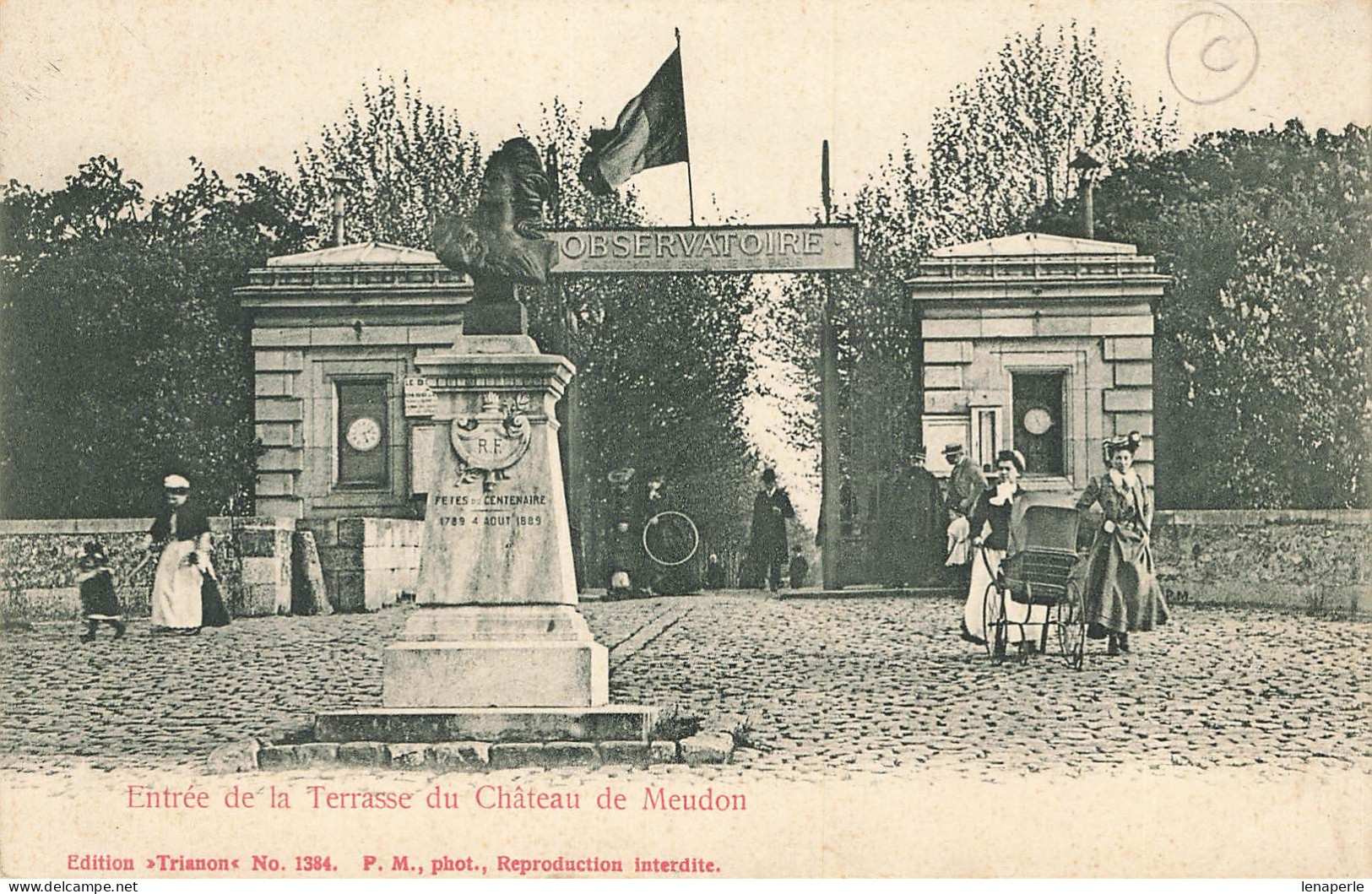 D9524 Meudon Entrée De La Terrasse Du Chateau - Meudon