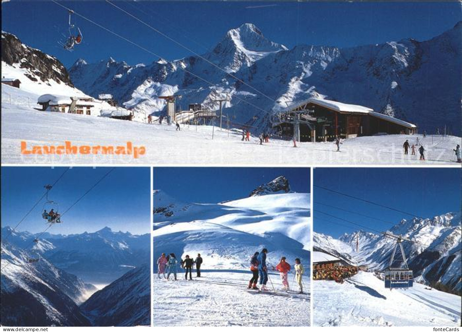 11865826 Wiler Loetschental Skigebiet Lauchernalp Sessellift Luftseilbahn Wiler  - Autres & Non Classés