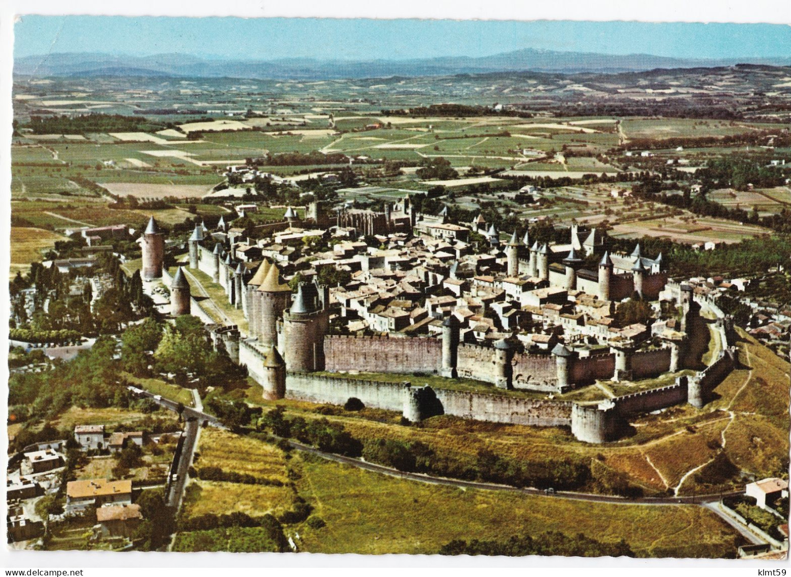 Carcassonne - Vue Générale Aérienne De La Cité Médiévale - Carcassonne