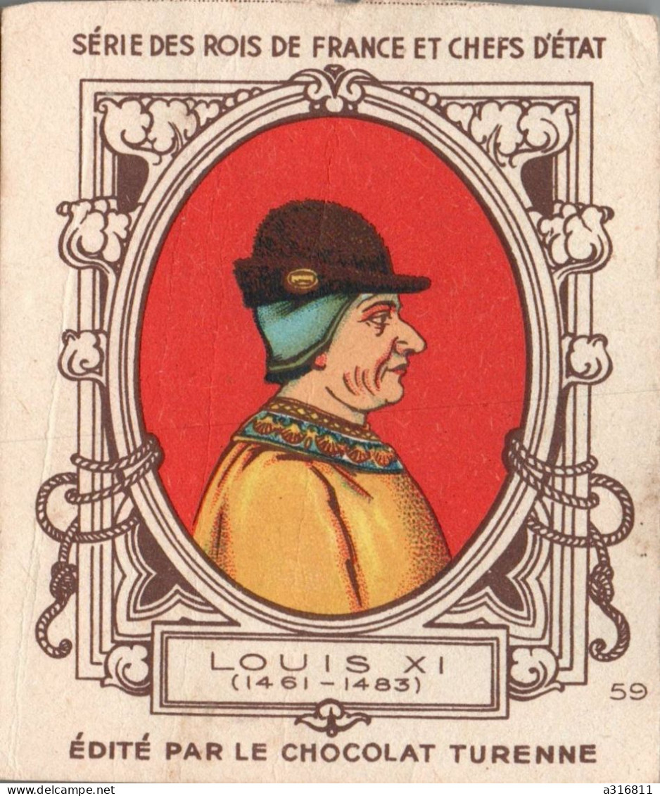 Chocolat Turenne  Louis XI - Sonstige & Ohne Zuordnung