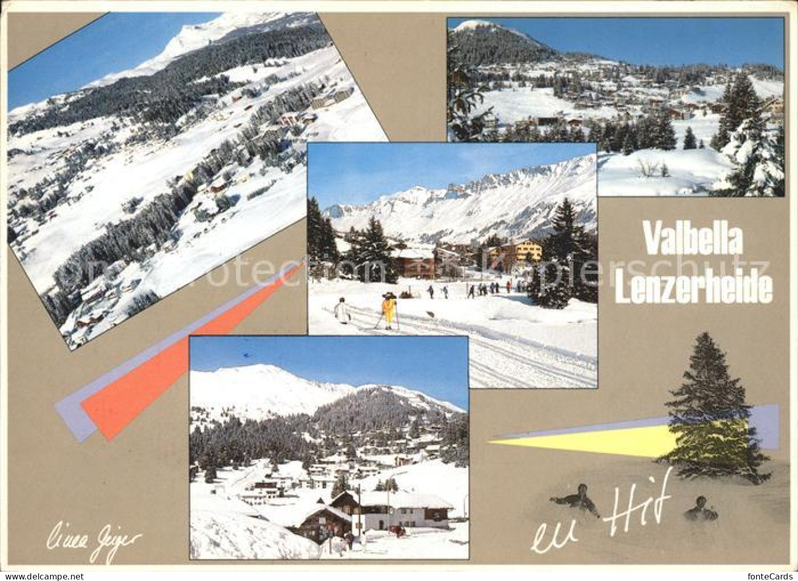 11865647 Lenzerheide Valbella Panorama Teilansichten Lenzerheide/Lai - Autres & Non Classés