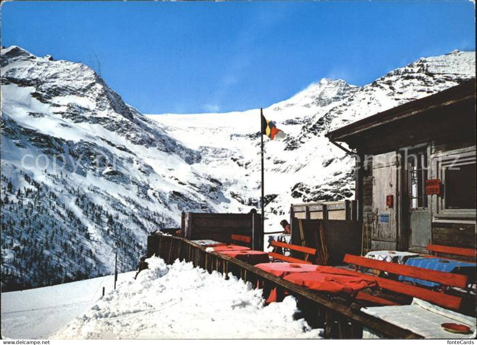 11865596 Alp Gruem Restaurant Fanconi Mit Paluegletscher Alp Gruem - Sonstige & Ohne Zuordnung