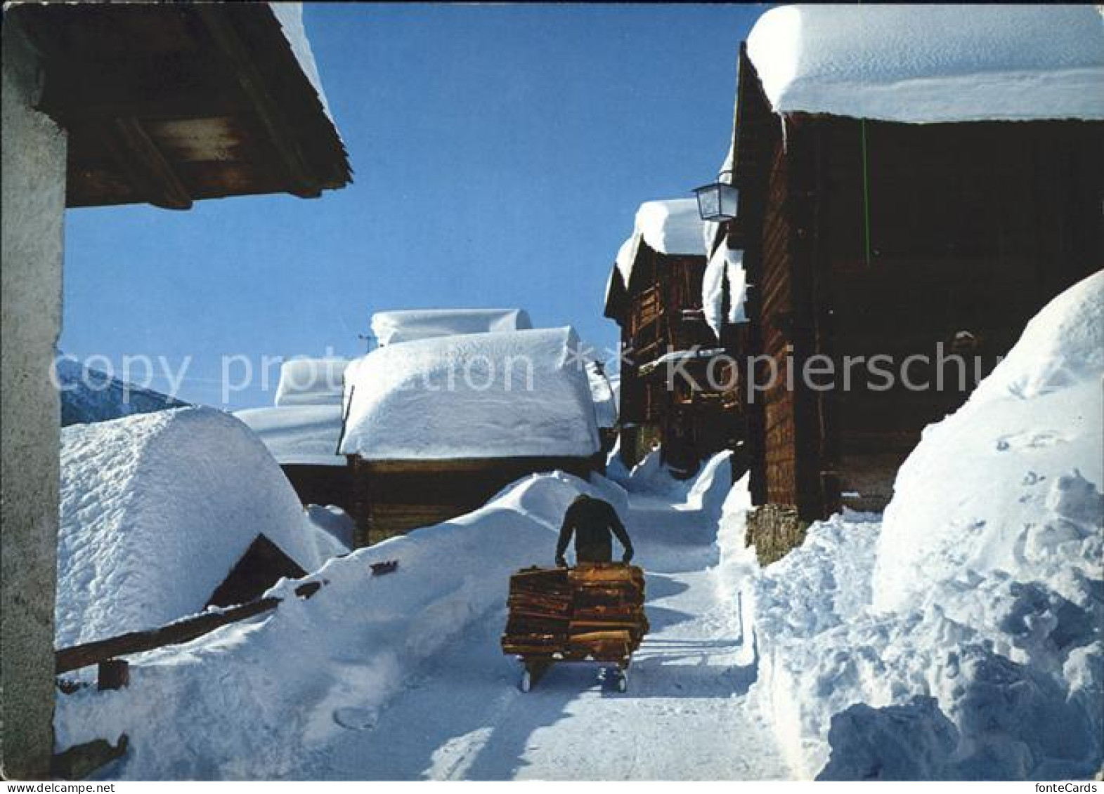 11865496 Chandolin VS Dorfpartie Im Winter Chandolin - Sonstige & Ohne Zuordnung