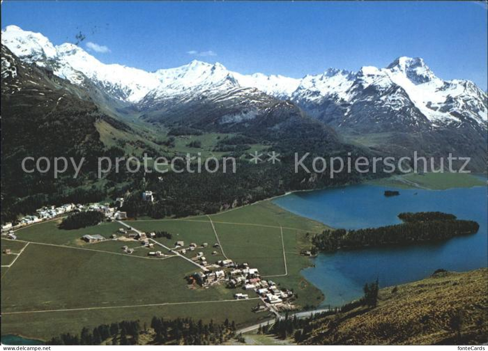 11865487 Sils Maria Graubuenden Panorama Sils/Segl Maria - Andere & Zonder Classificatie