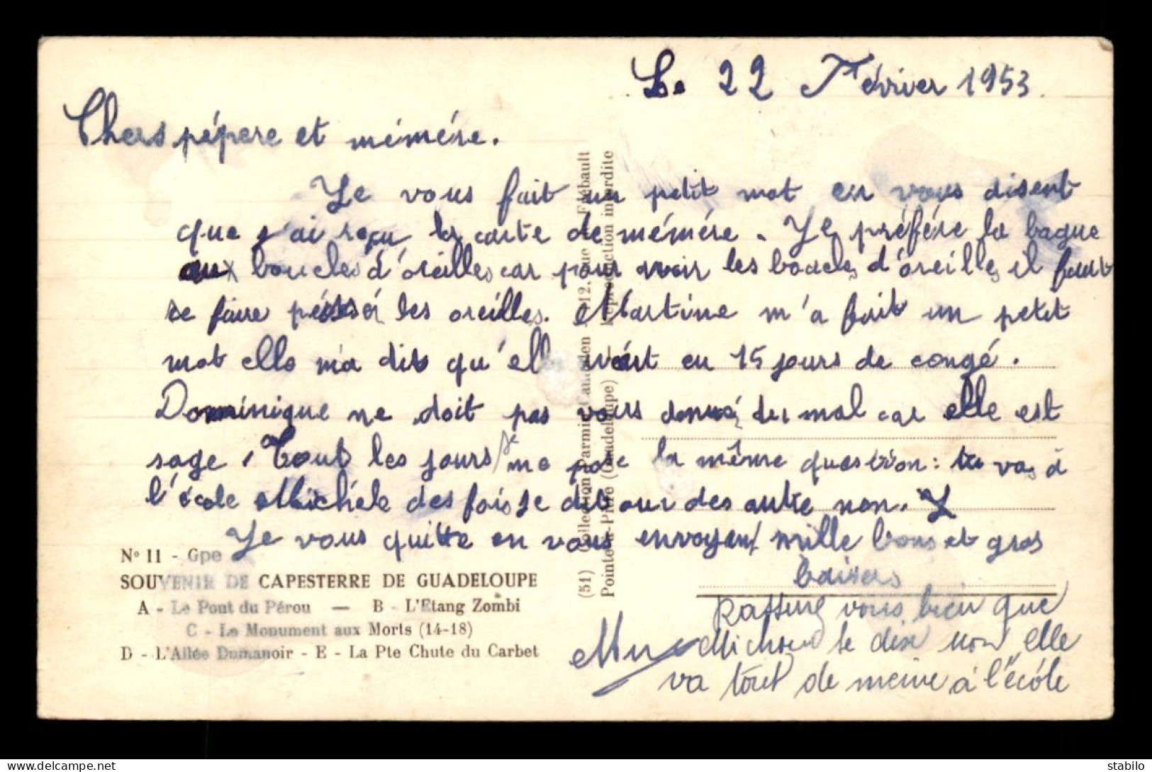 GUADELOUPE - CAPESTERRE - SOUVENIR MULTIVUES - Other & Unclassified