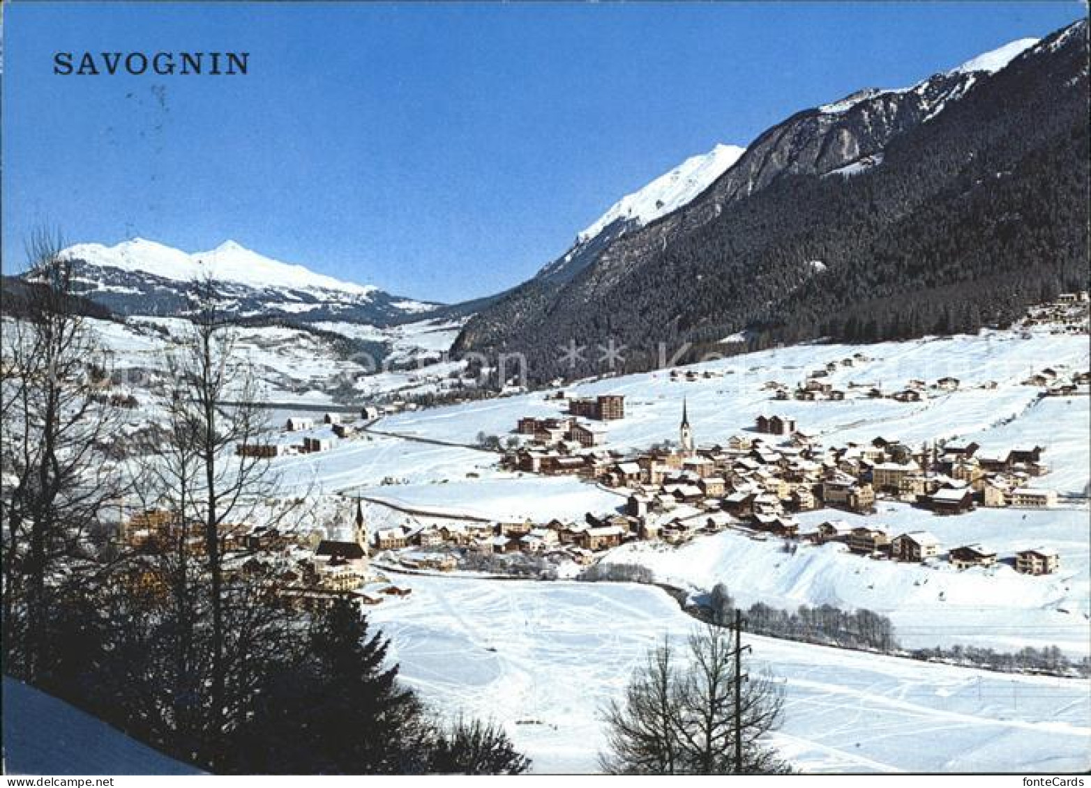 11865417 Savognin Mit Scalottas Und Staetzerhorn Savognin - Autres & Non Classés