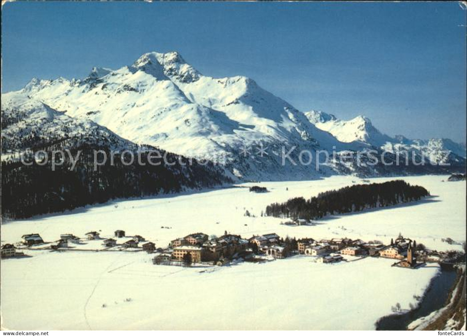 11865416 Sils Baselgia Panorama Sils/Segl Baselgia - Andere & Zonder Classificatie