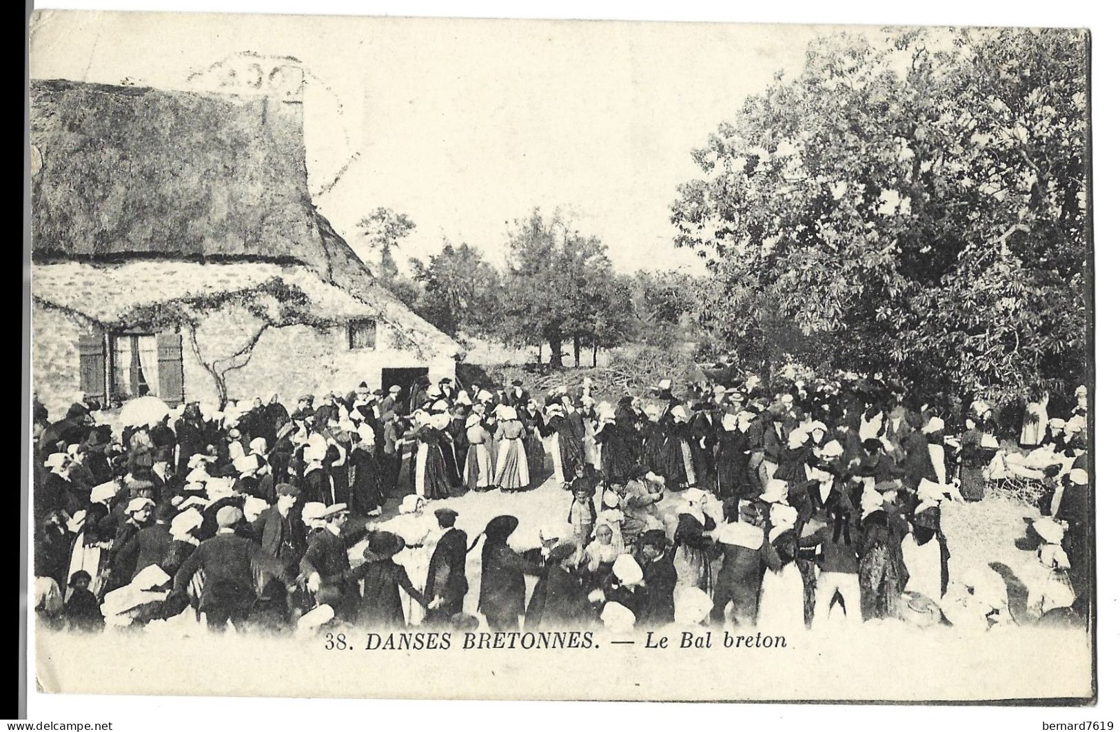 56   Danses Bretonnes - Le Bal Breton - Cachet Locmine A Vannes - Autres & Non Classés