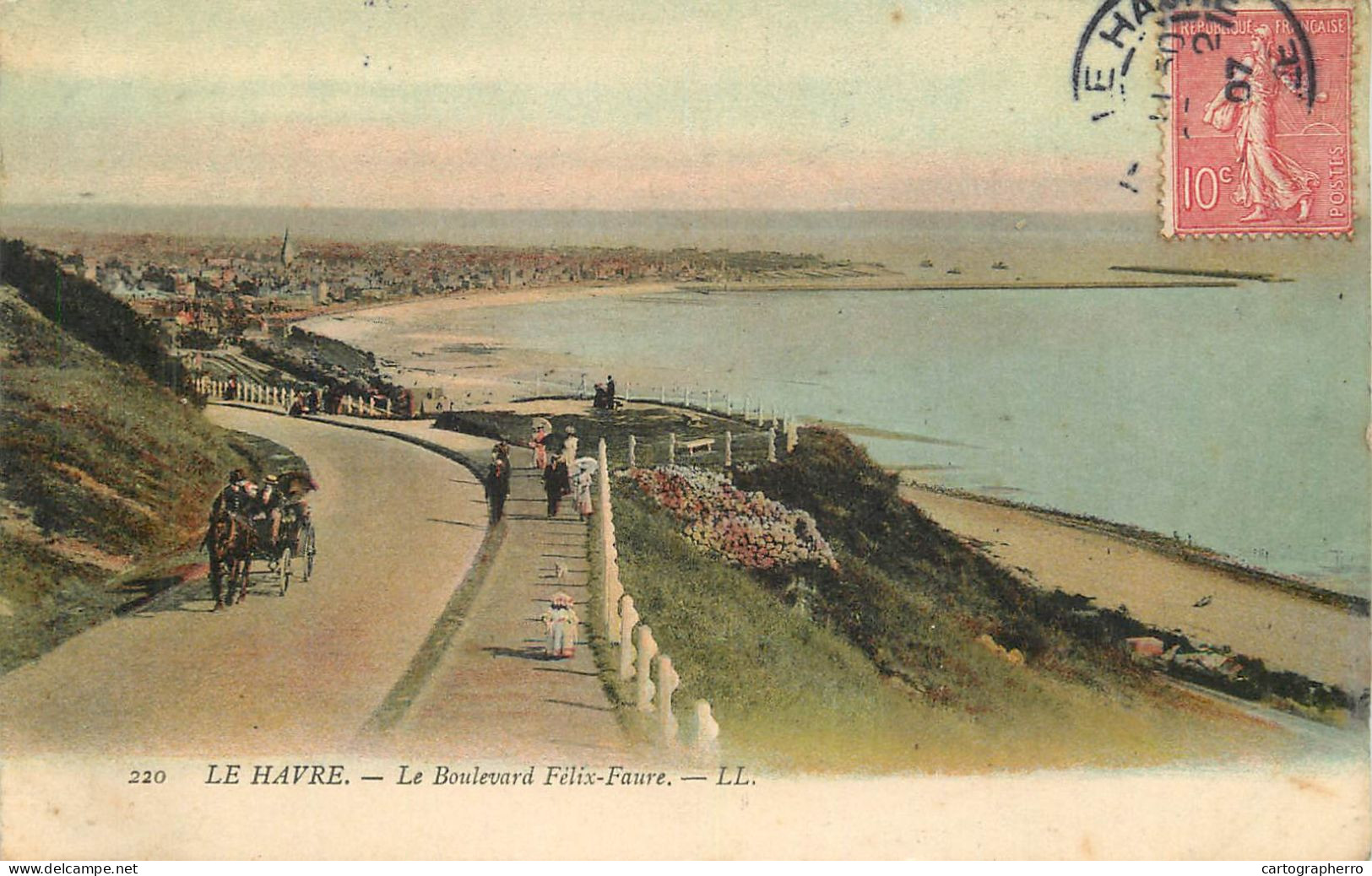 LE HAVRE - Le Boulevard Felix-Faure 1907 - Unclassified