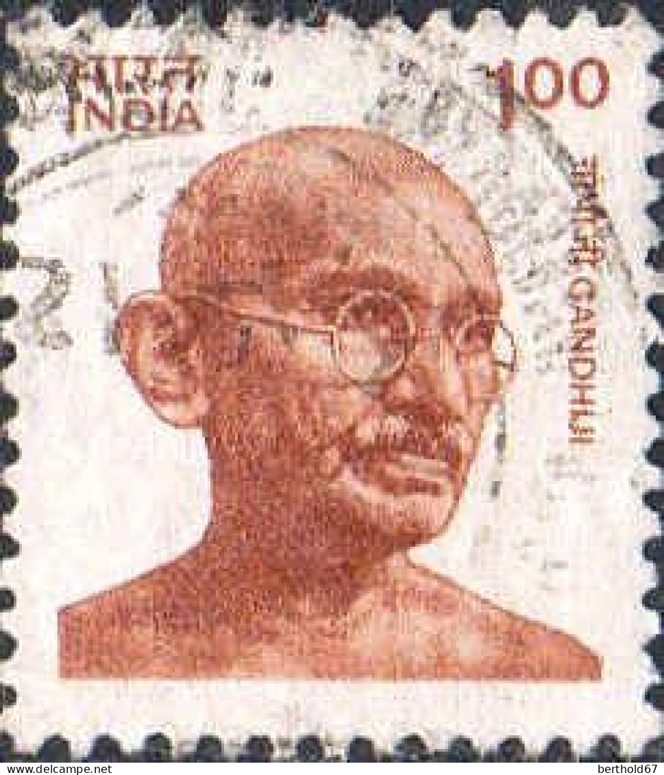 Inde Poste Obl Yv:1085 Mi:1287 Mahatma Gandhi (Beau Cachet Rond) - Oblitérés