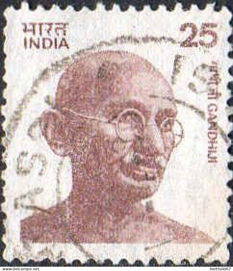 Inde Poste Obl Yv: 567 Mi:771 Mahatma Gandhi (Beau Cachet Rond) - Usados