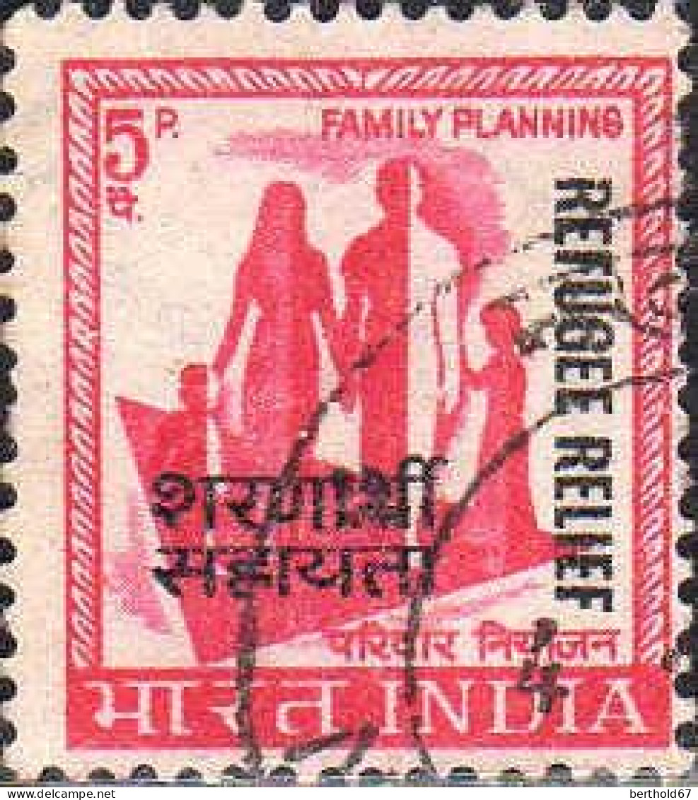 Inde Poste Obl Yv: 332 Mi:1ZI Family Planning (Beau Cachet Rond) - Gebruikt