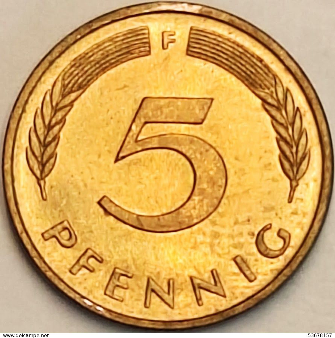 Germany Federal Republic - 5 Pfennig 1986 F, KM# 107 (#4608) - 5 Pfennig