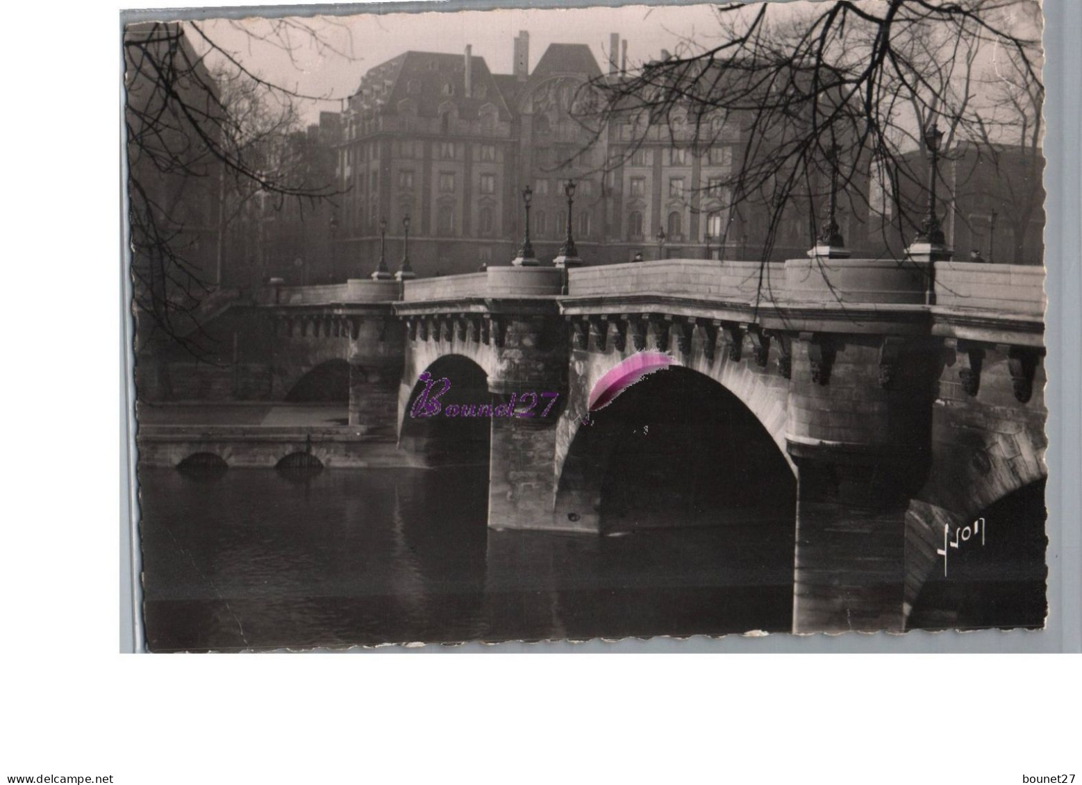 CPSM PARIS 75 - Le Pont Neuf 1952 - Ponti