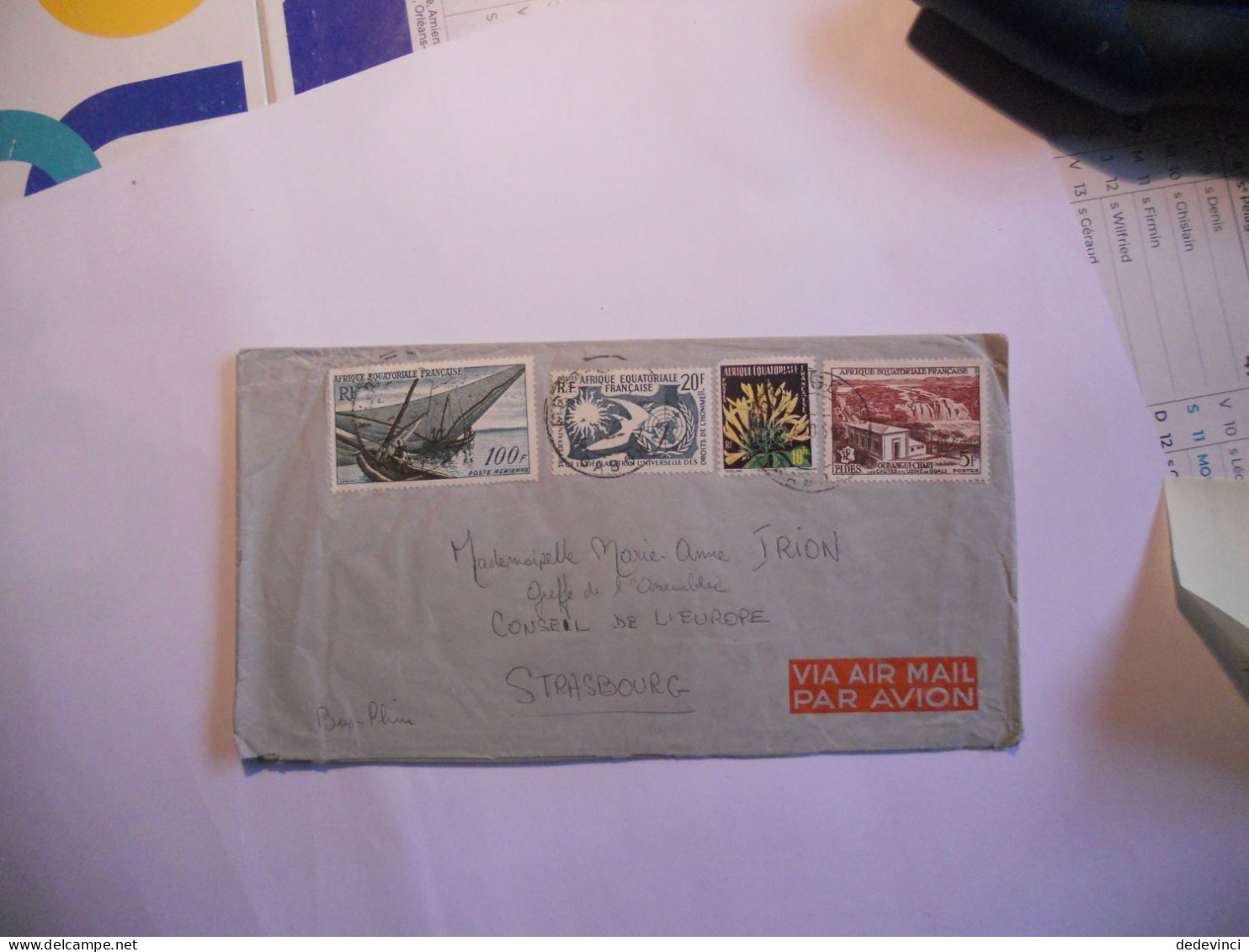 Lettre Par Avion - Storia Postale