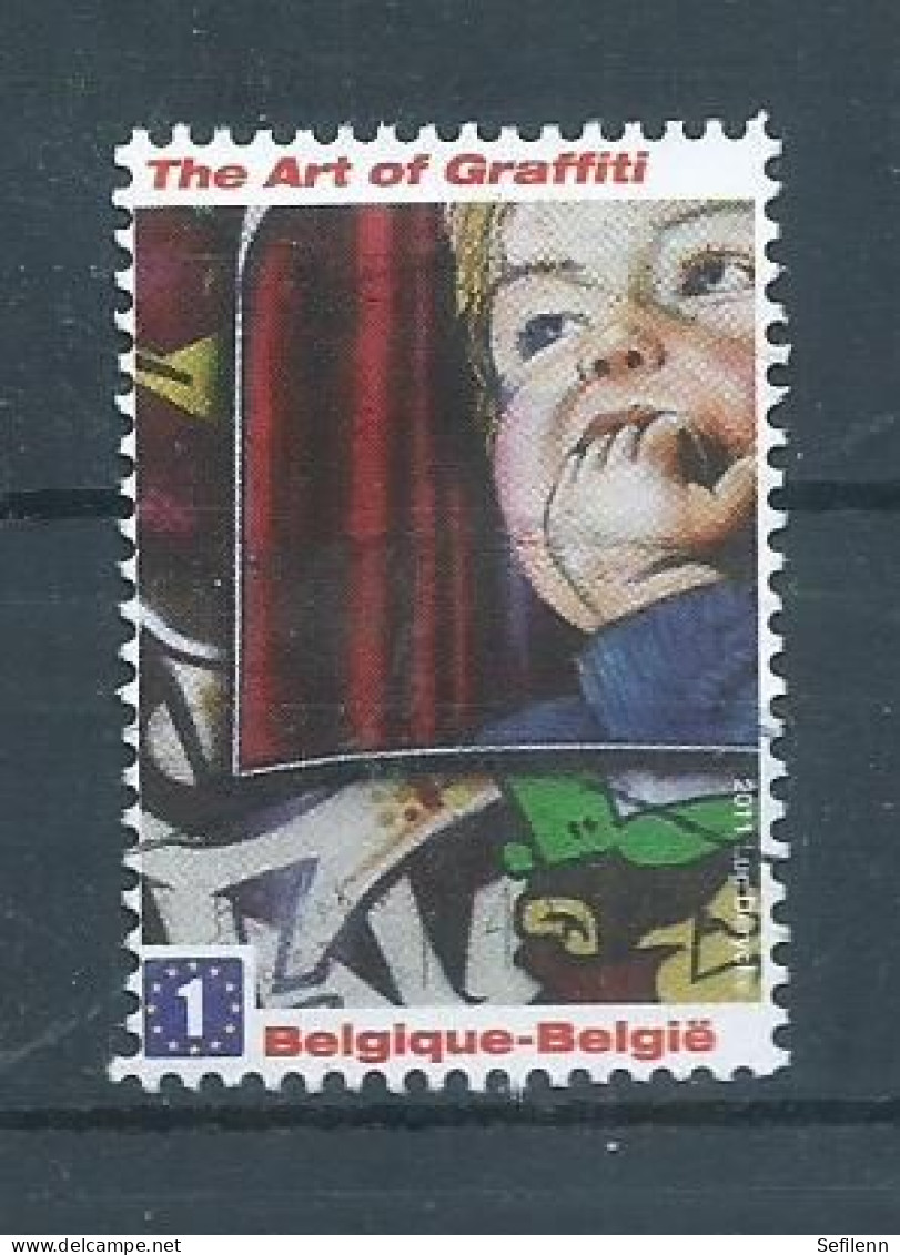 2011 Belgium The Art Of Graffiti Used/gebruikt/oblitere - Used Stamps