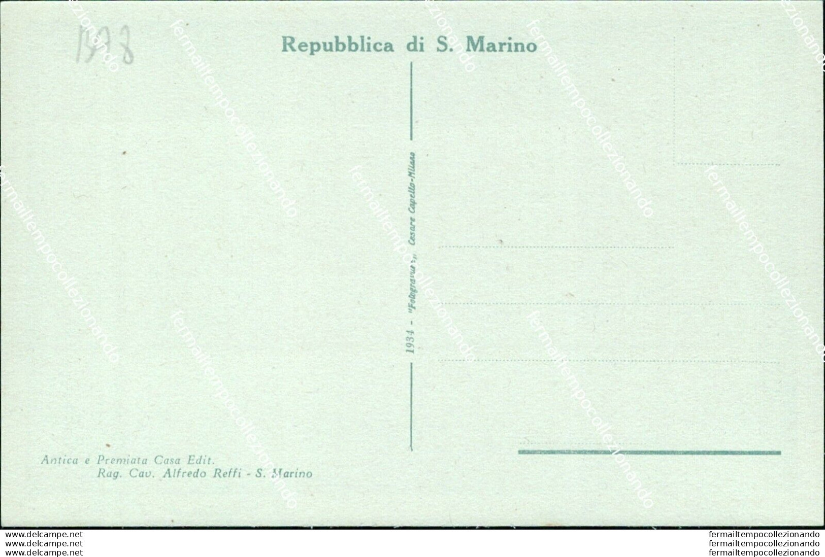 Ba8 Cartolina Repubblica Di San Marino La Basilica - Saint-Marin