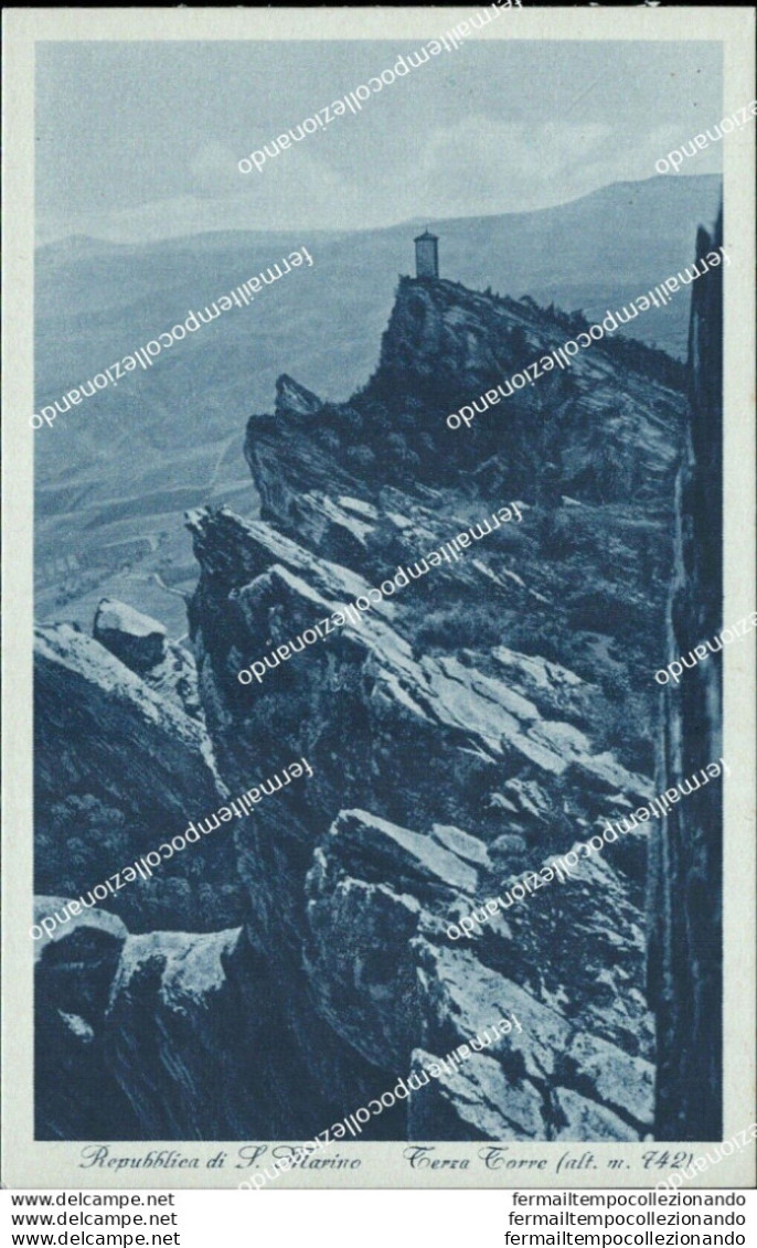 Ba11 Cartolina Repubblica Di San Marino Terza Torre - Saint-Marin